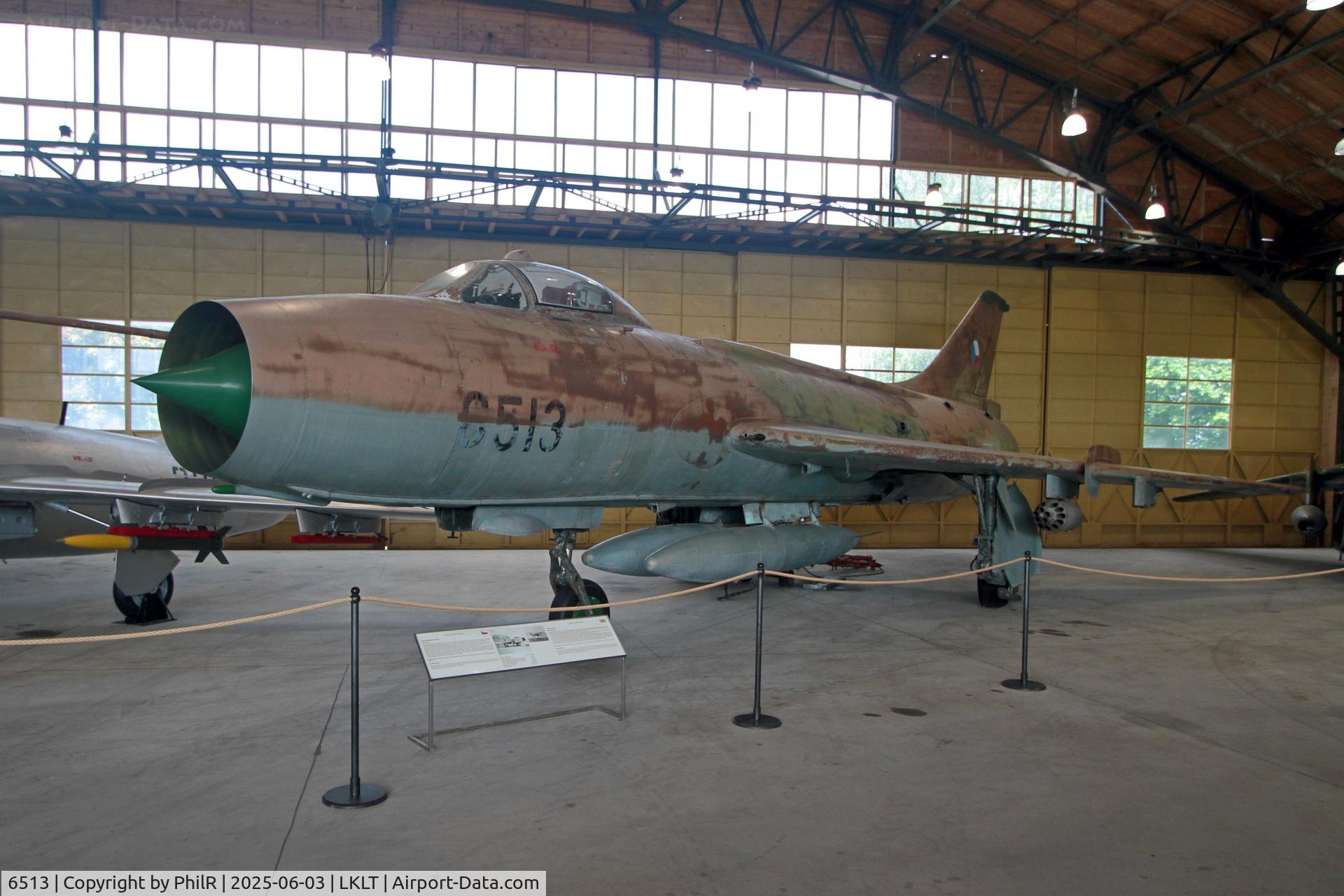 6513, Sukhoi Su-7BKL C/N 6513, 6513 1967 Sukhoi Su-7BKL Stara Aerovka Letnany Aviation Museum
