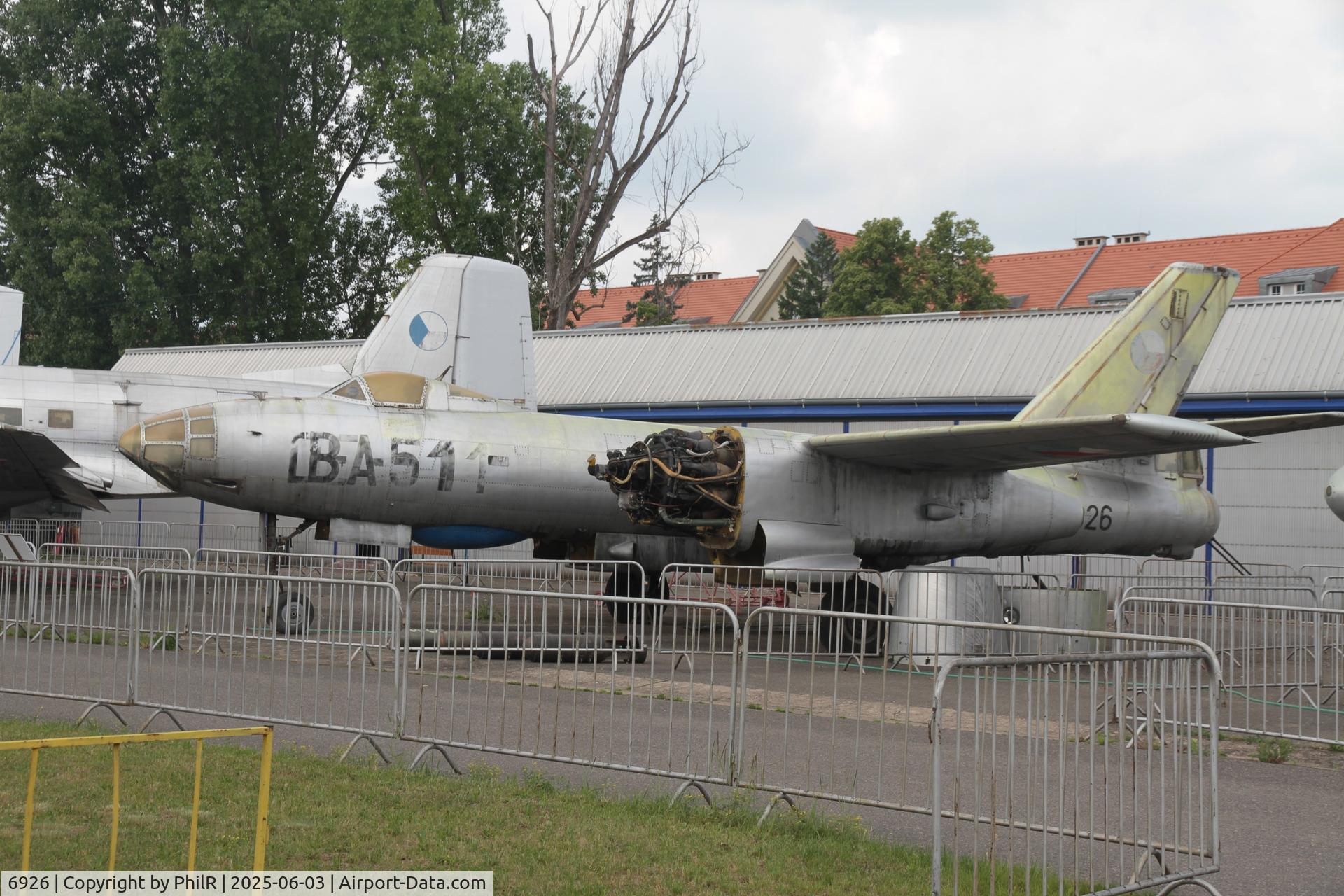 6926, Ilyushin Il-28RTR C/N 56926, 6926 1955 Ilyushin Il-28RTR Kbely Aviation Museum