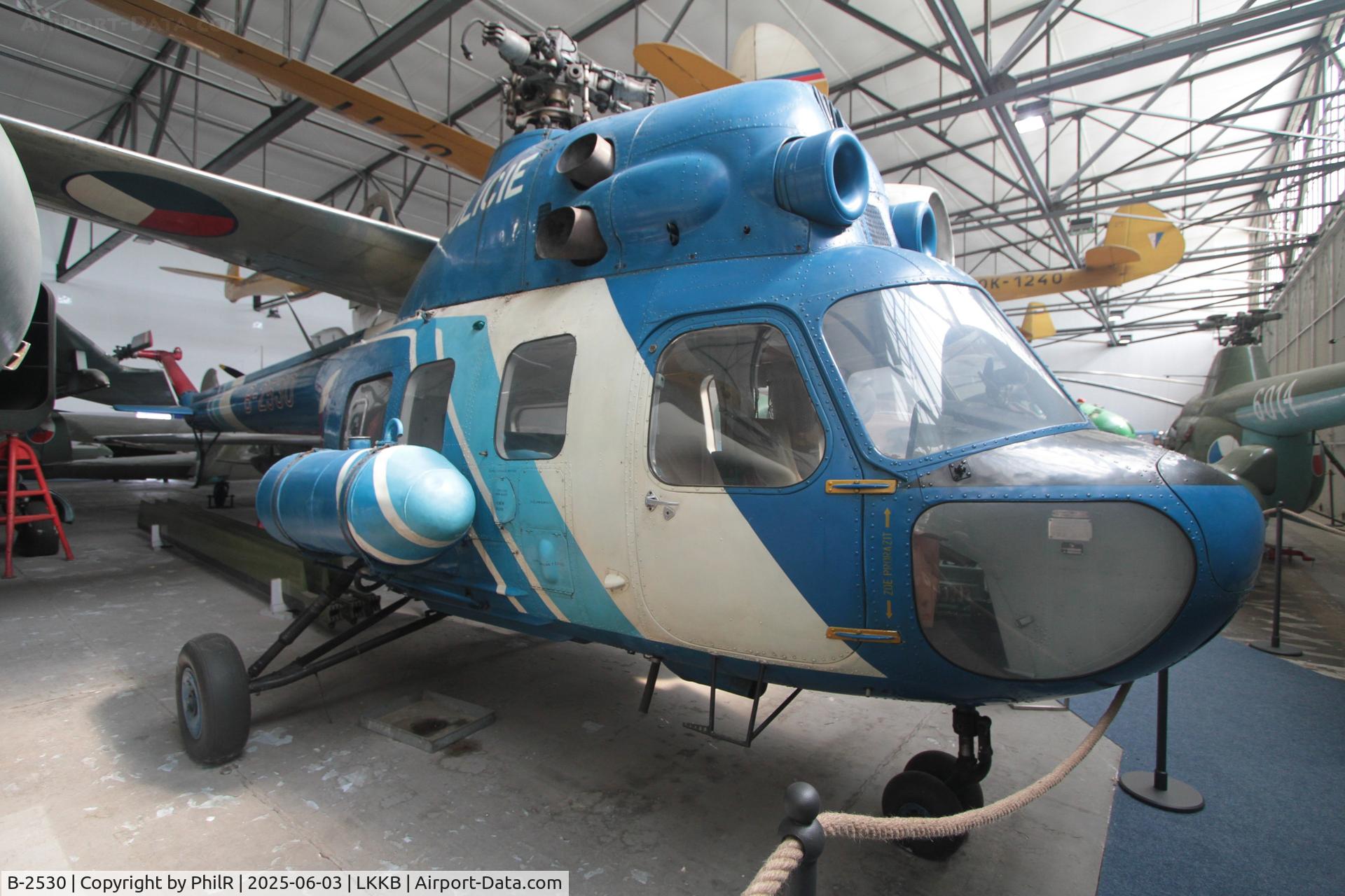 B-2530, 1985 Mil Mi-2 Hoplite C/N 539430105, B-2530 WSK PZL-Swidnik (Mil) Mi-2 Hoplite CzPolice Kbely Aviation Museum 