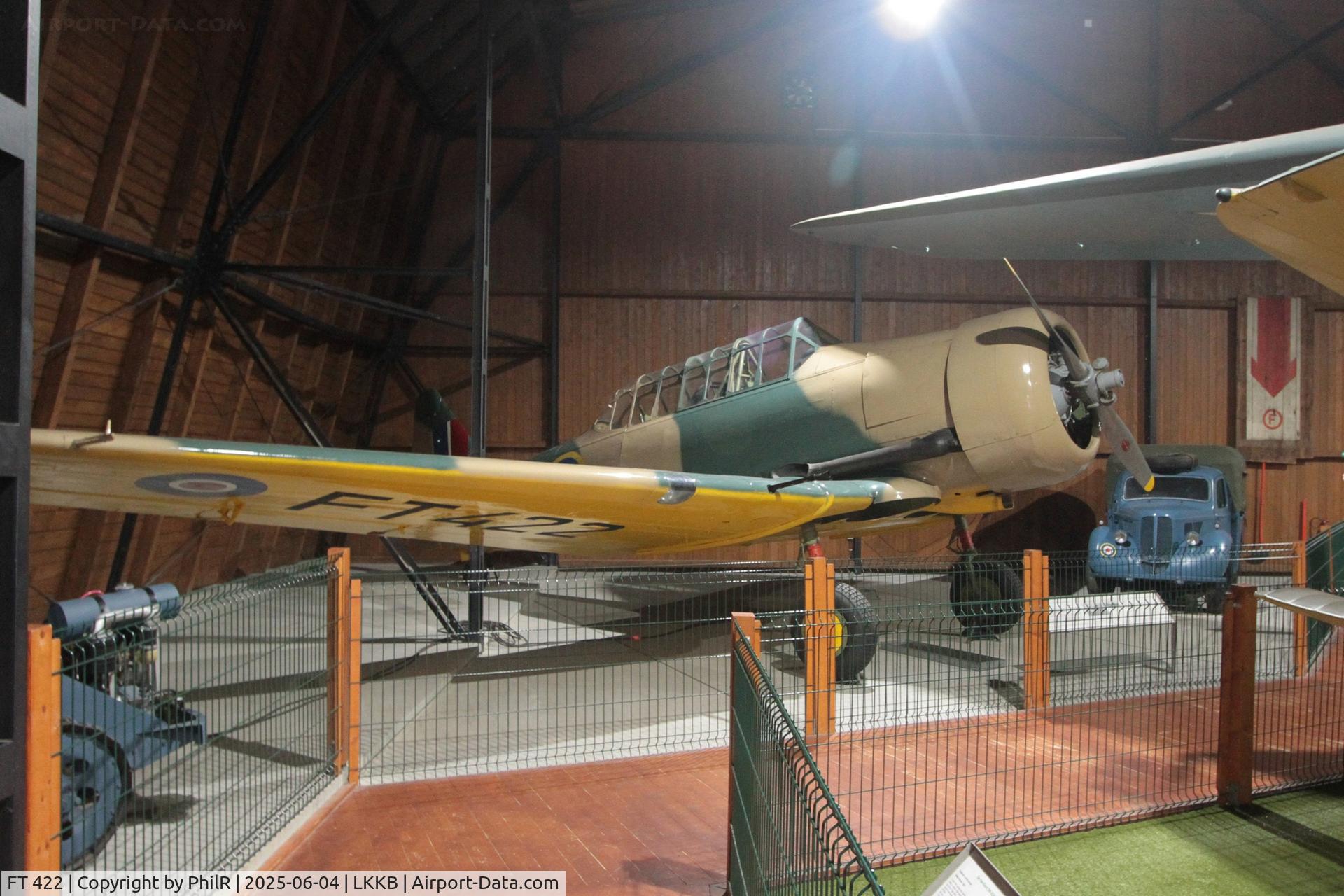 FT 422, 1943 Noorduyn AT-16 Harvard IIB C/N 14A-1462, FT422 (43-13163, B-67 RNAF) 1943 Noorduyn Harvard IIB Kbely Aviation Museum 
