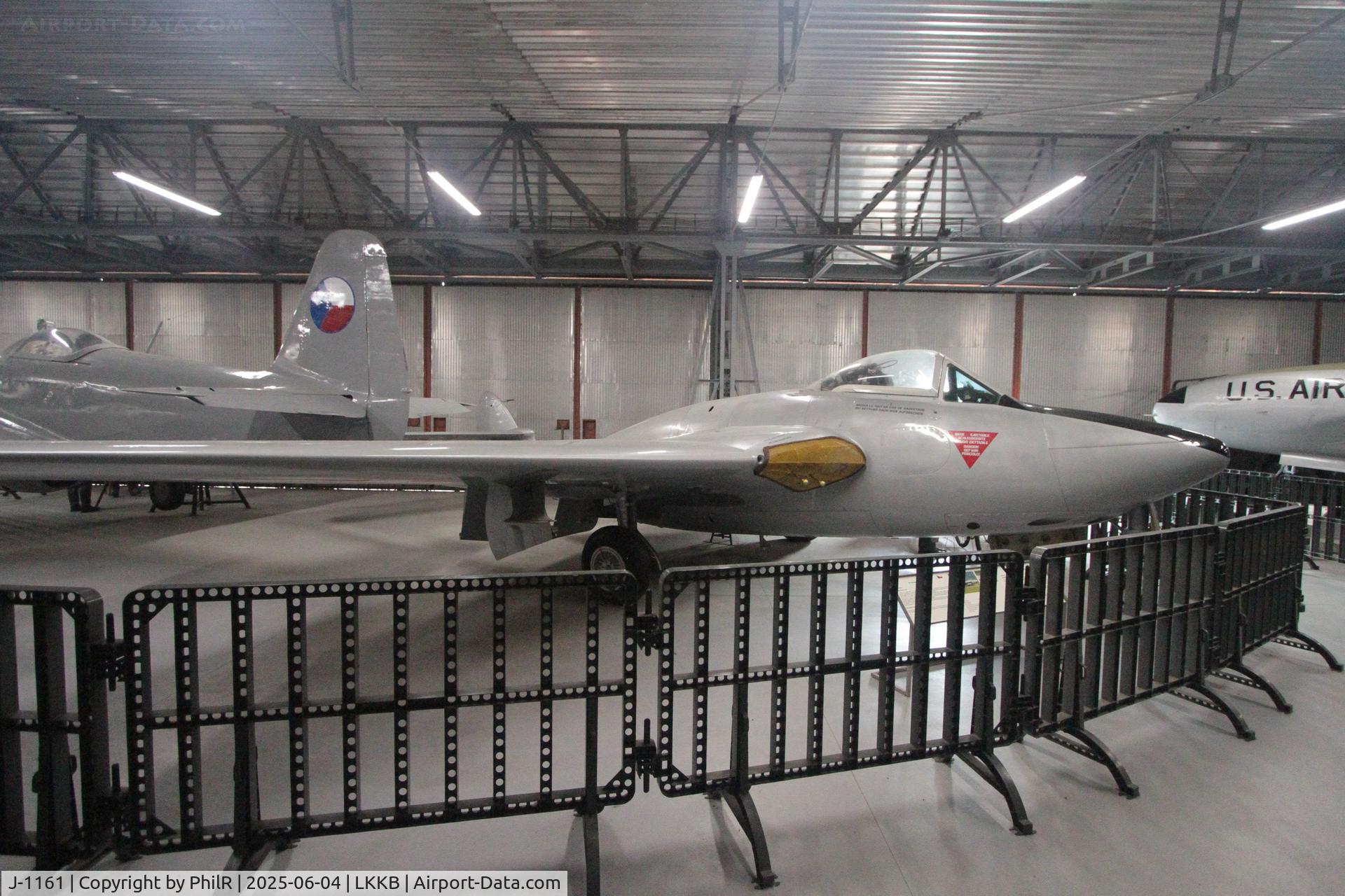 J-1161, De Havilland (FFA) Vampire FB6 (DH-100) C/N 670, J-1161 1952 DH100 (FFA Swiss built) Vampire FB6 Kbely Aviation Museum