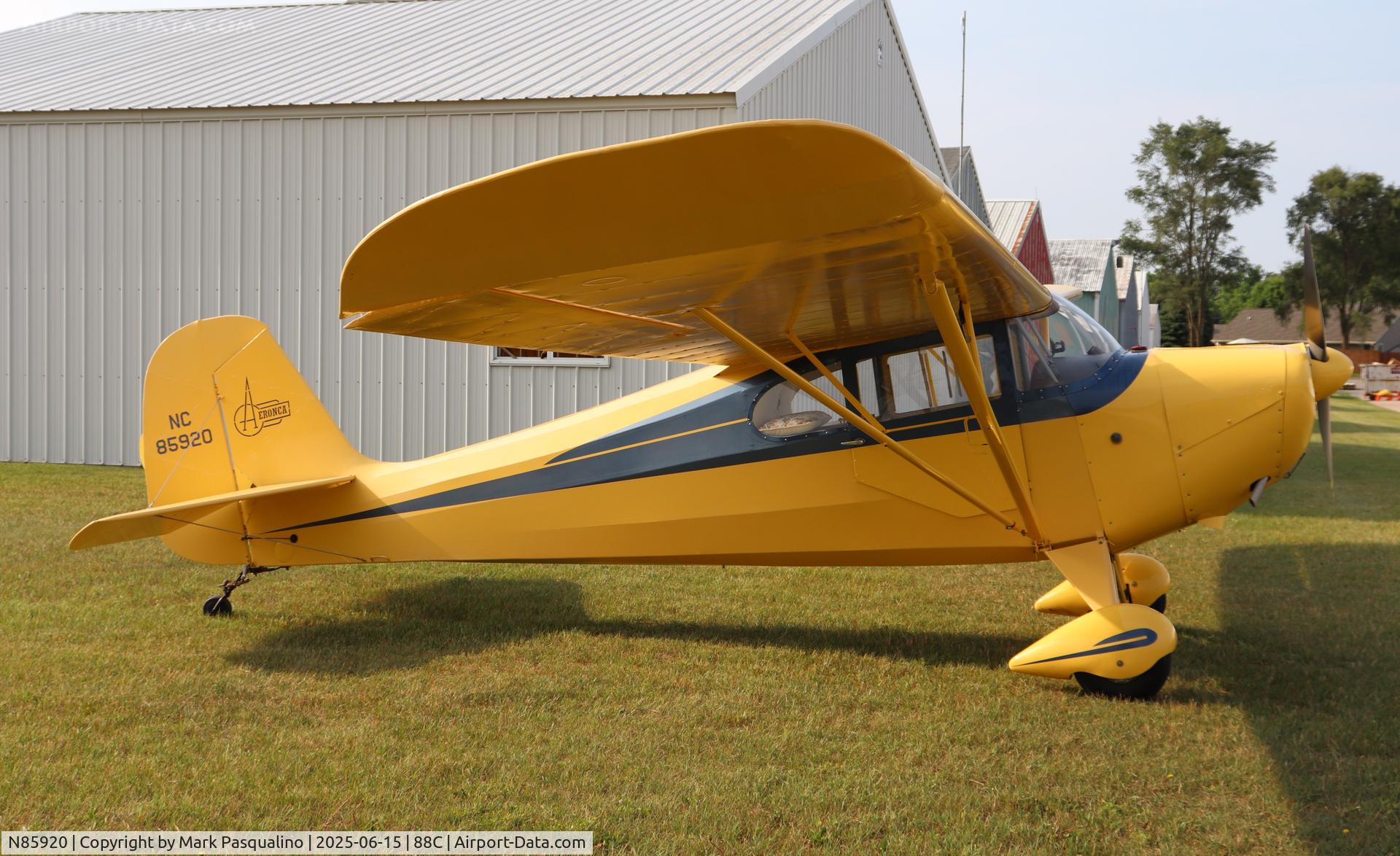 N85920, 1946 Aeronca 11AC Chief C/N 11AC-332, Aeronca 11AC