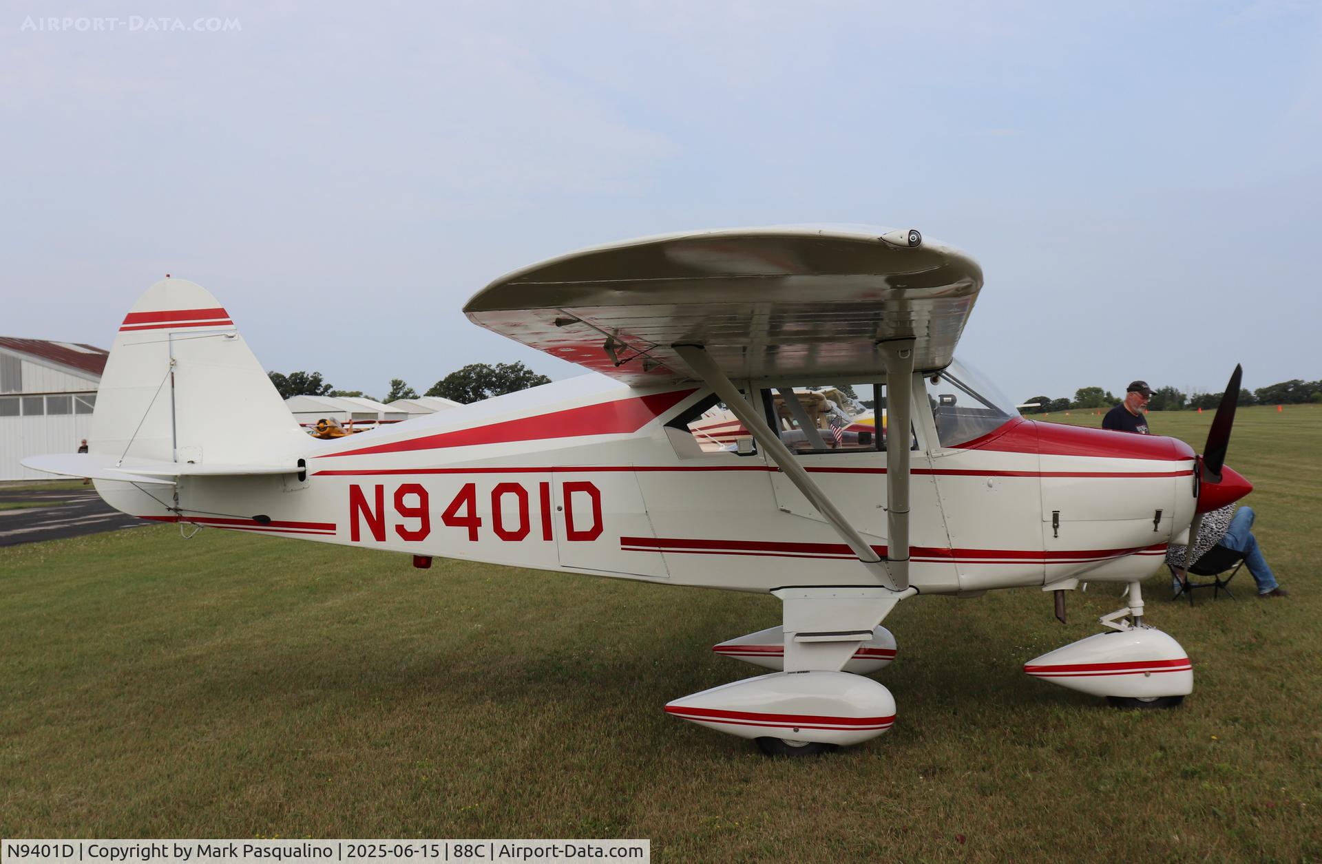 N9401D, 1958 Piper PA-22-160 Tri Pacer C/N 22-6374, Piper PA-22-160