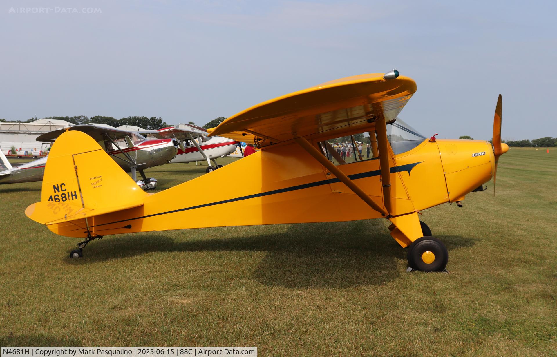 N4681H, 1948 Piper PA-17 Vagabond C/N 17-80, Piper PA-17