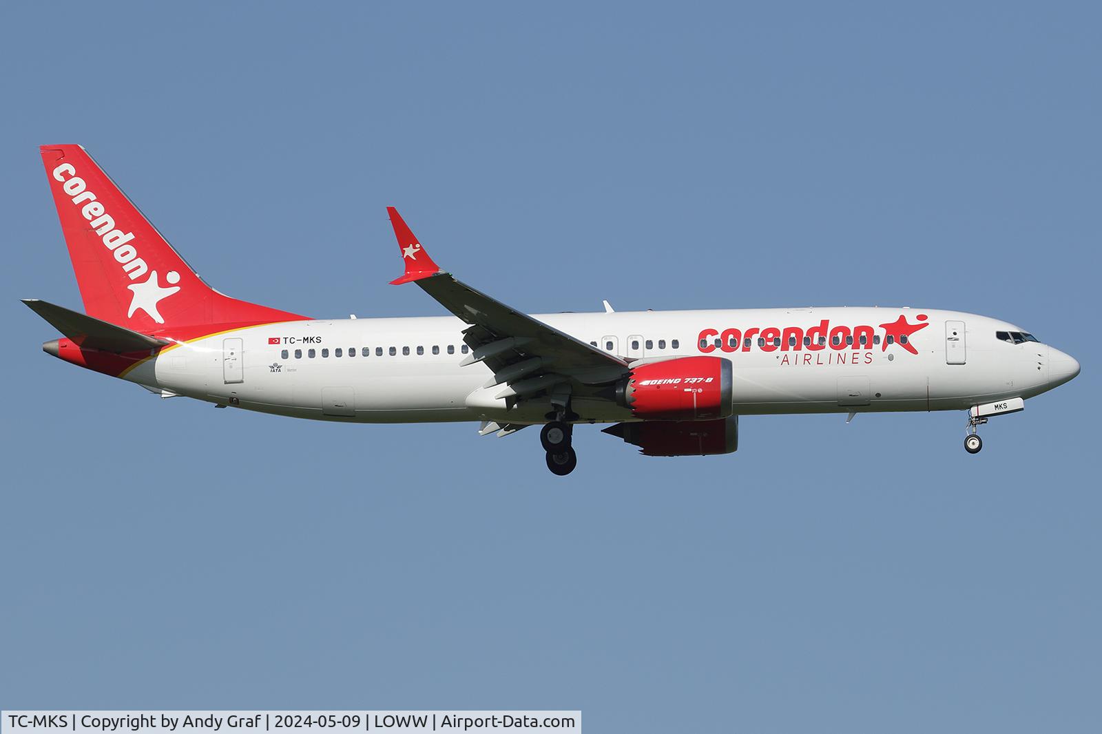 TC-MKS, 2018 Boeing 737-8 MAX C/N 64936, Corendon 737 Max8