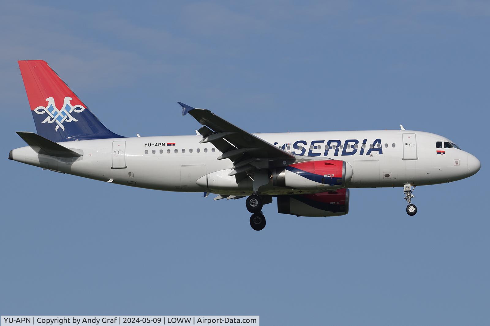 YU-APN, Airbus 319-100 C/N 3911, Air Serbia A319
