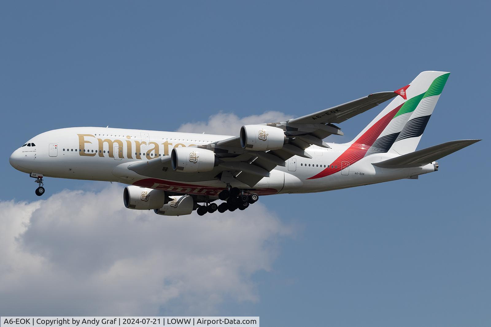 A6-EOK, 2015 Airbus A380-861 C/N 184, Emirates A380