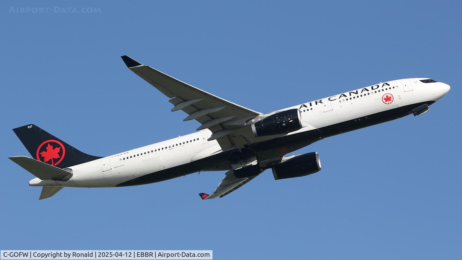 C-GOFW, 2013 Airbus A330-343X C/N 1485, at ebbr