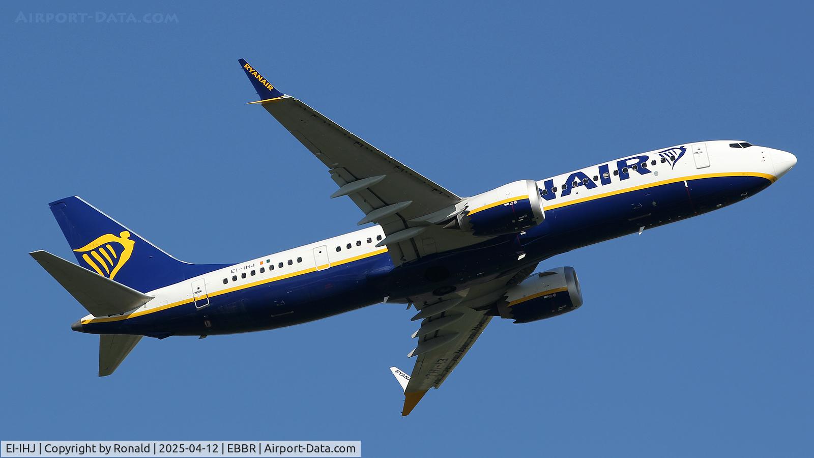 EI-IHJ, 2023 Boeing 737-8MAX 200 C/N 67083, at ebbr
