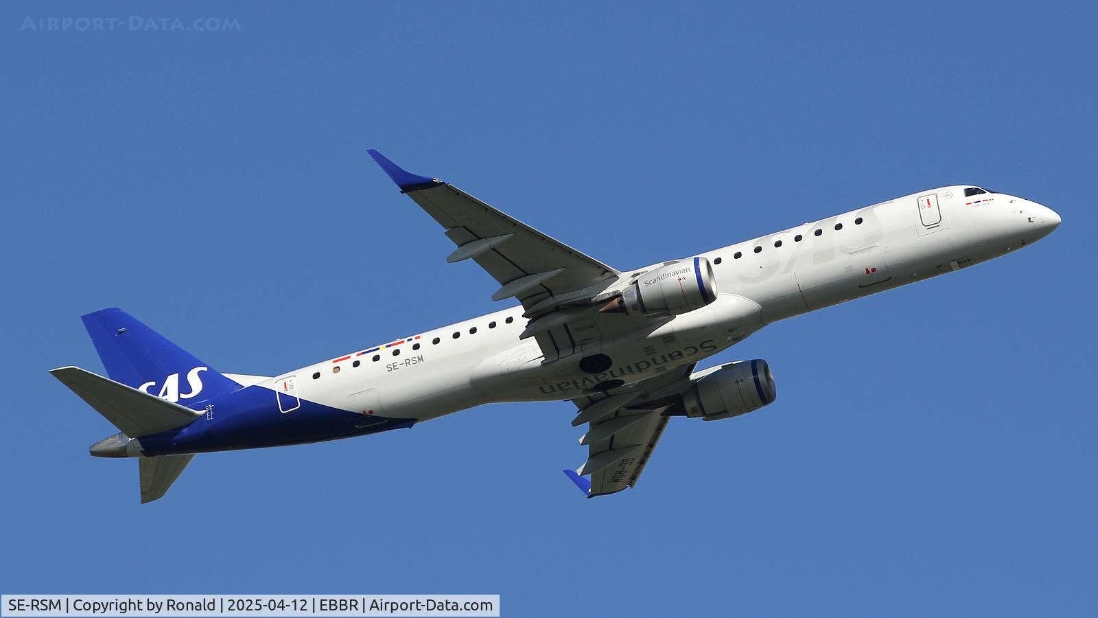 SE-RSM, 2007 Embraer ERJ 190-200LR (ERJ 195LR) C/N 1900053, at ebbr