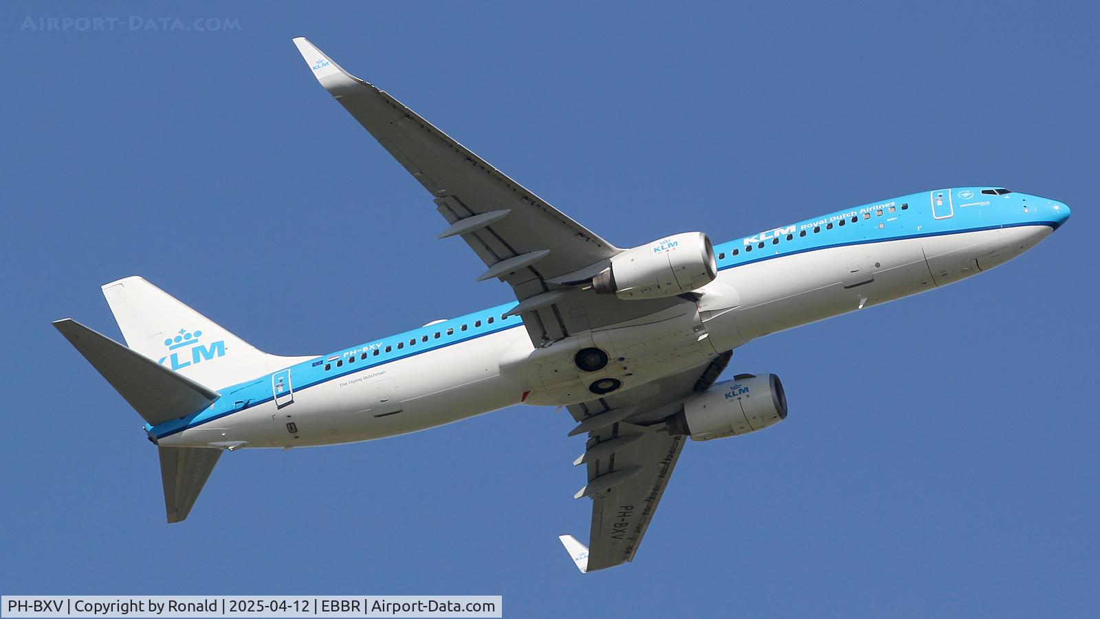 PH-BXV, 2007 Boeing 737-8K2 C/N 30370, at ebbr