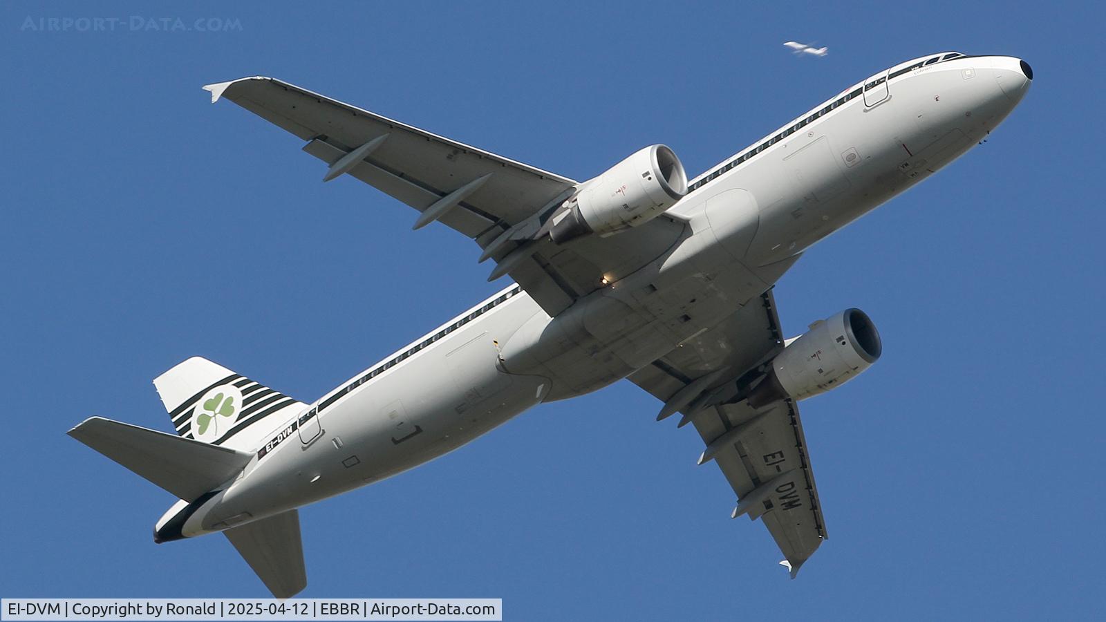 EI-DVM, 2011 Airbus A320-214 C/N 4634, at ebbr