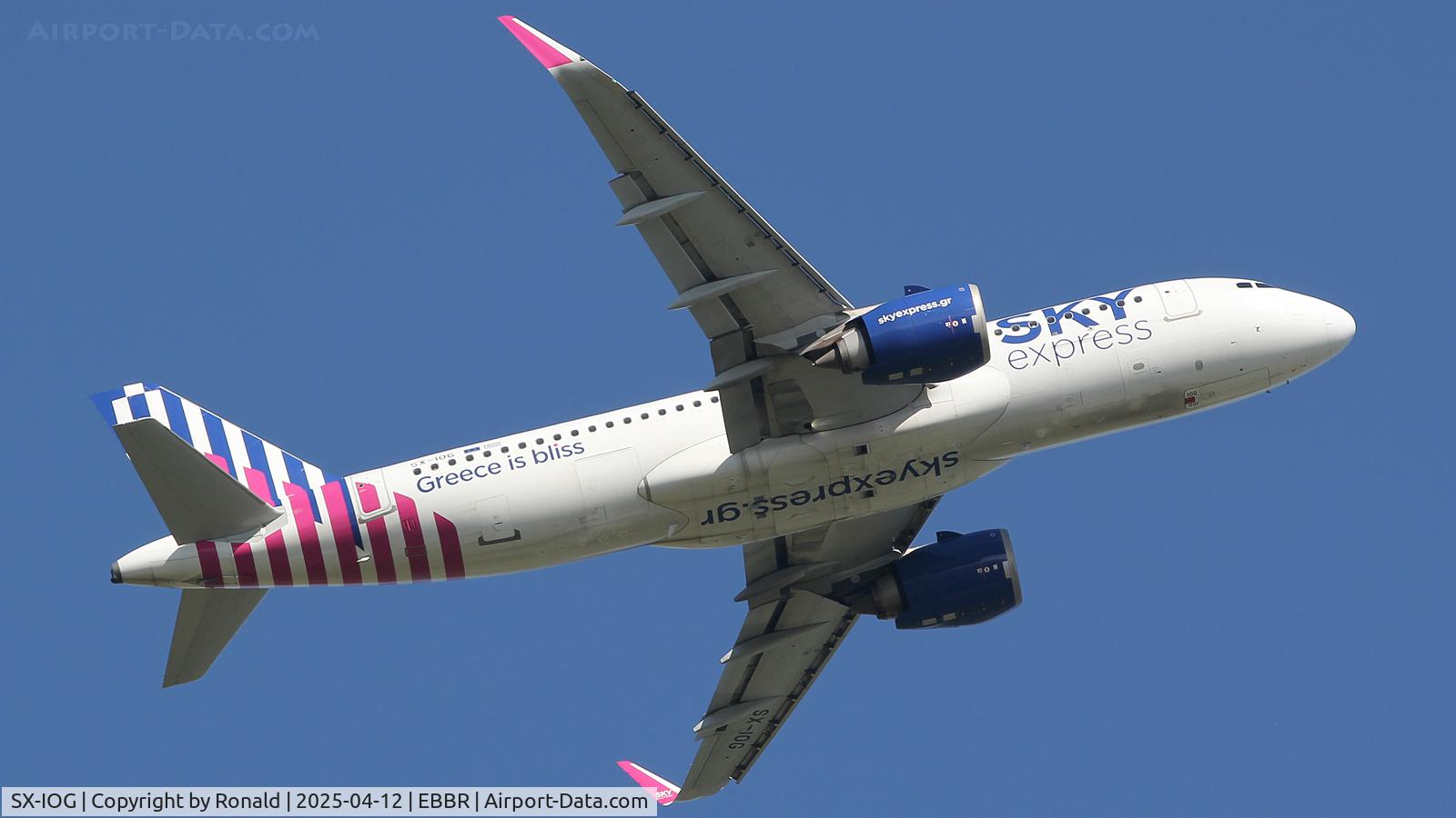 SX-IOG, 2020 Airbus A320-251 Neo C/N 10083, at ebbr