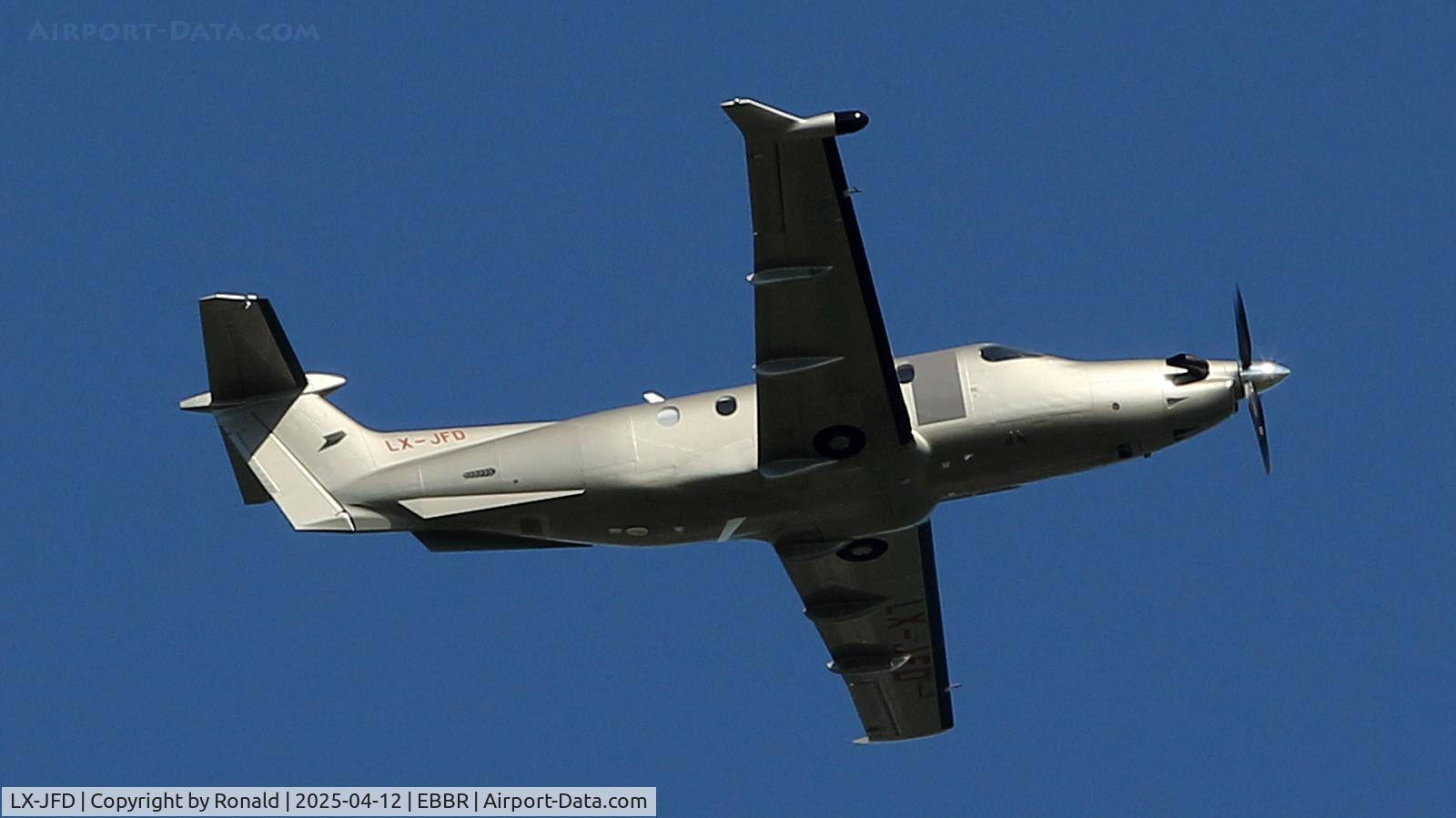 LX-JFD, 2018 Pilatus PC-12/47E C/N 1787, at ebbr