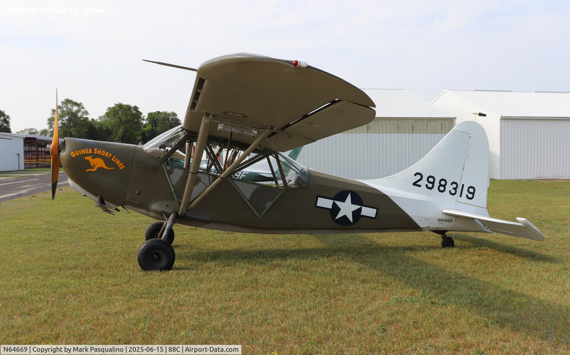N64669, Stinson L-5 Sentinel C/N 76560, Stinson L-5