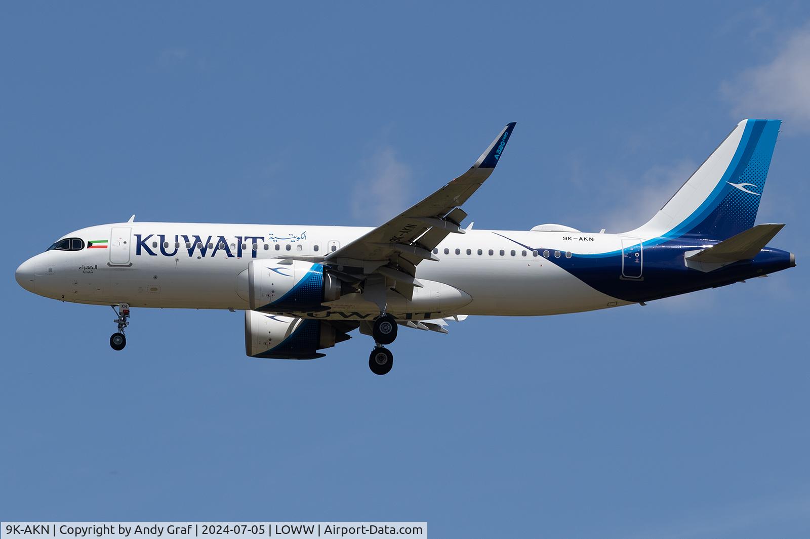 9K-AKN, 2019 Airbus A320-251N C/N 9303, Kuwait Airways A320N