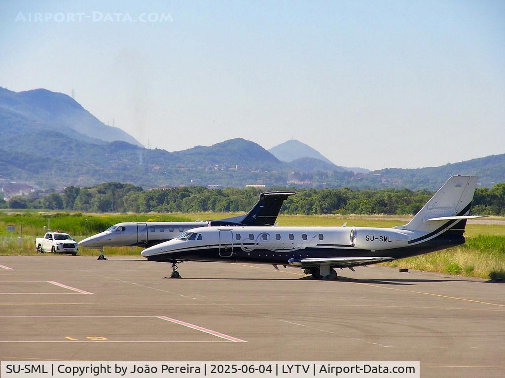 SU-SML, , Smart Aviation C680 at TIV (LYTV)