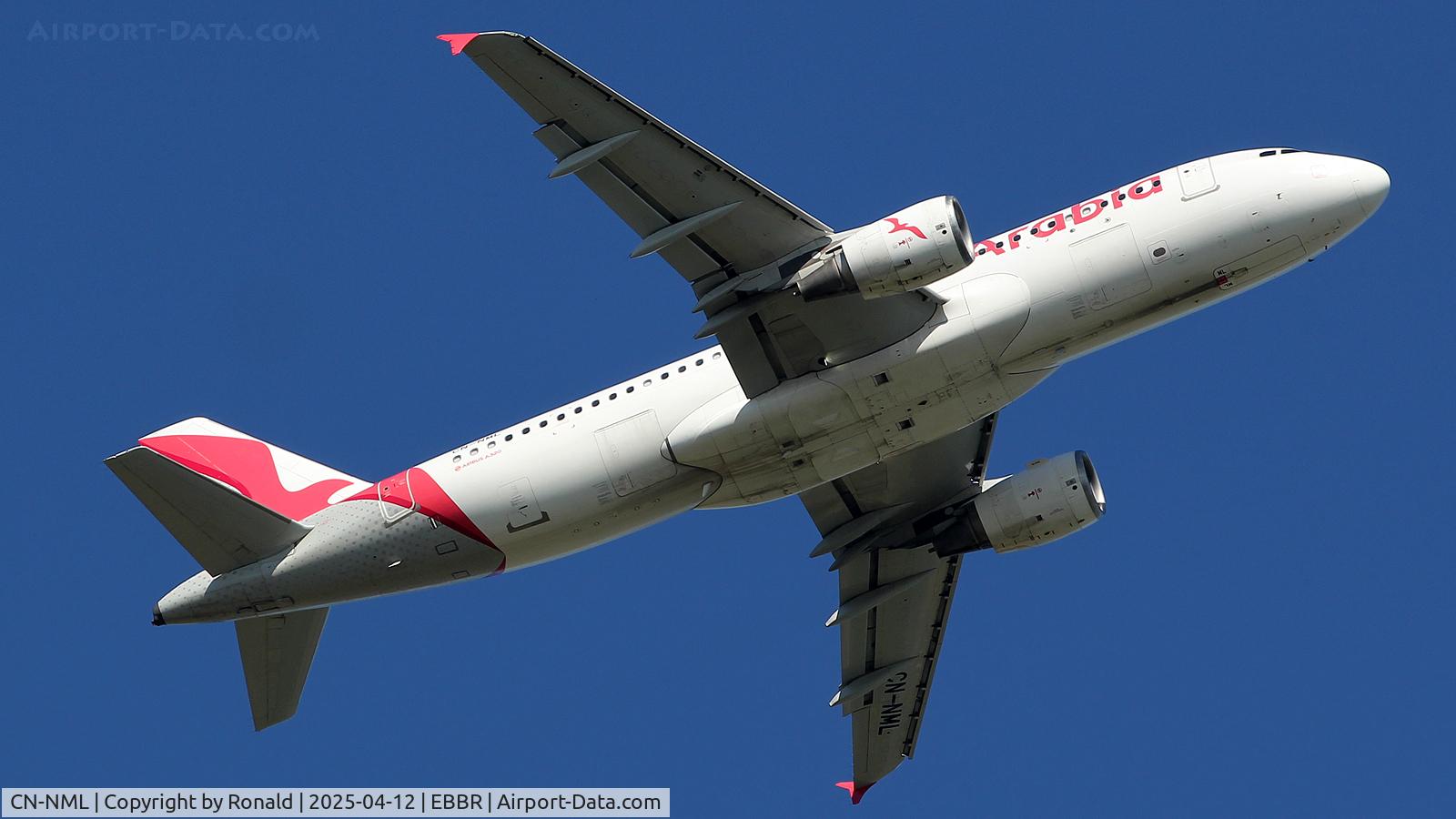 CN-NML, 2011 Airbus A320-214 C/N 4848, at ebbr