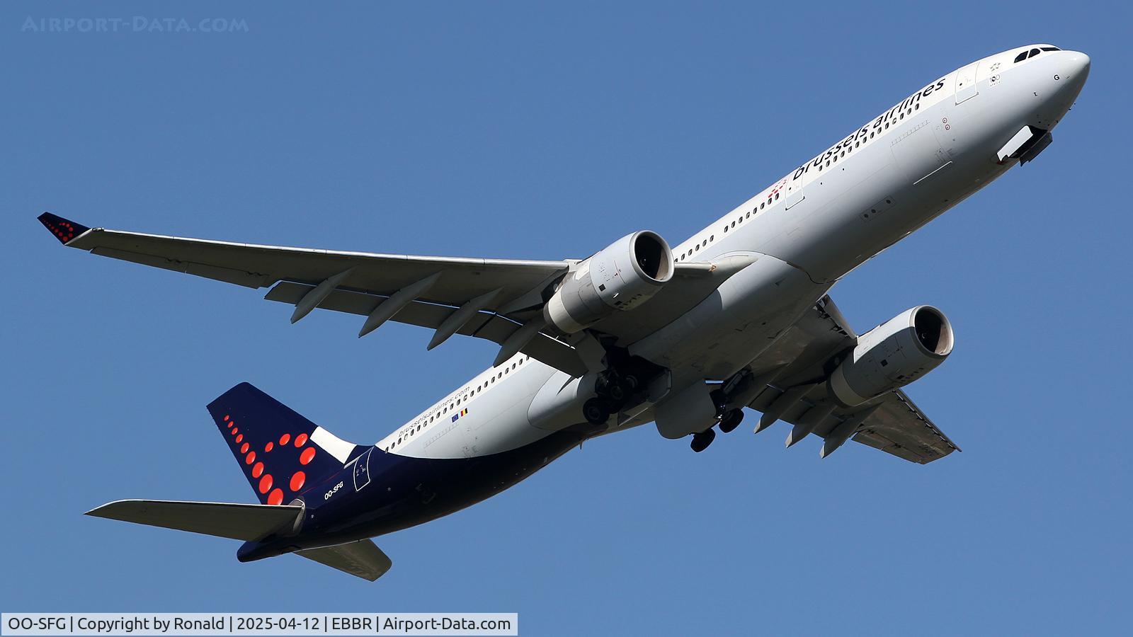 OO-SFG, 2009 Airbus A330-343E C/N 983, at ebbr
