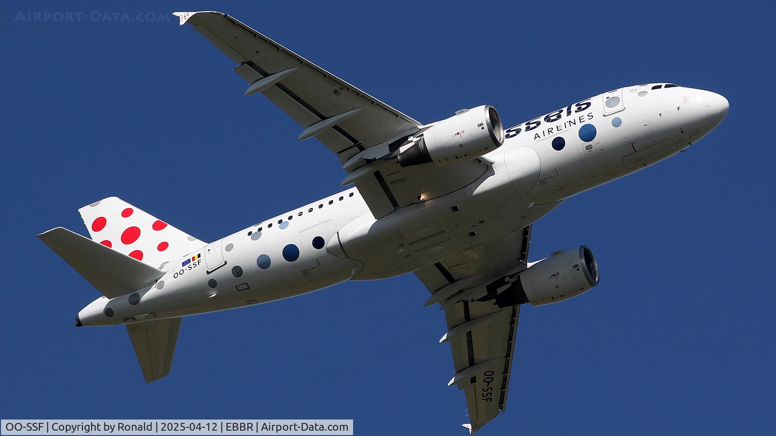 OO-SSF, 2006 Airbus A319-111 C/N 2763, at ebbr