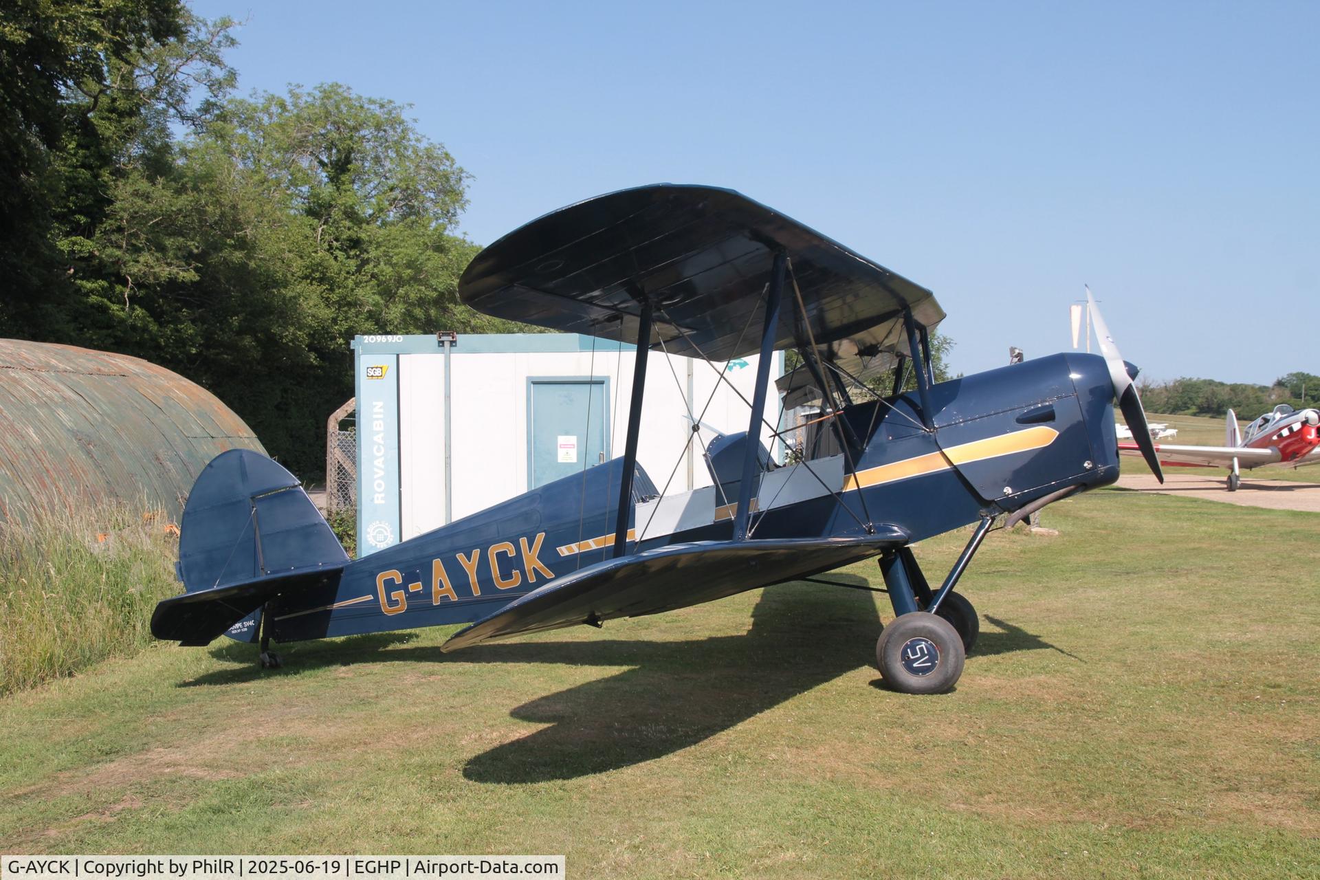 G-AYCK, 1950 Stampe-Vertongen SV-4C C/N 1139, G-AYCK 1950 Stampe SV4C(G) Fly In Popham 
