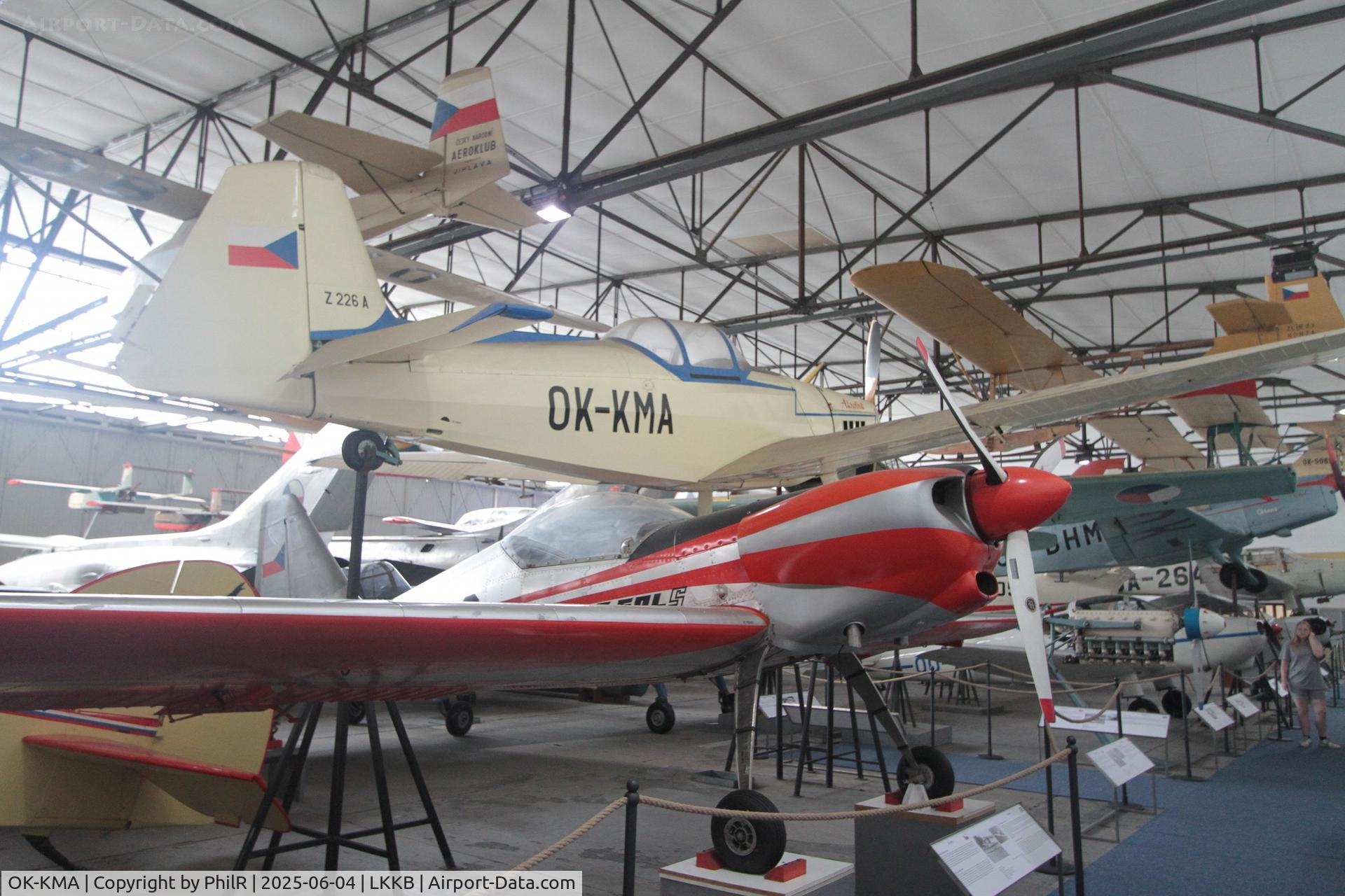 OK-KMA, Zlin Z-226AS Akrobat C/N 108, OK-KMA c1957 Zlin Z-226A Akrobat Kbely Aviation Museum