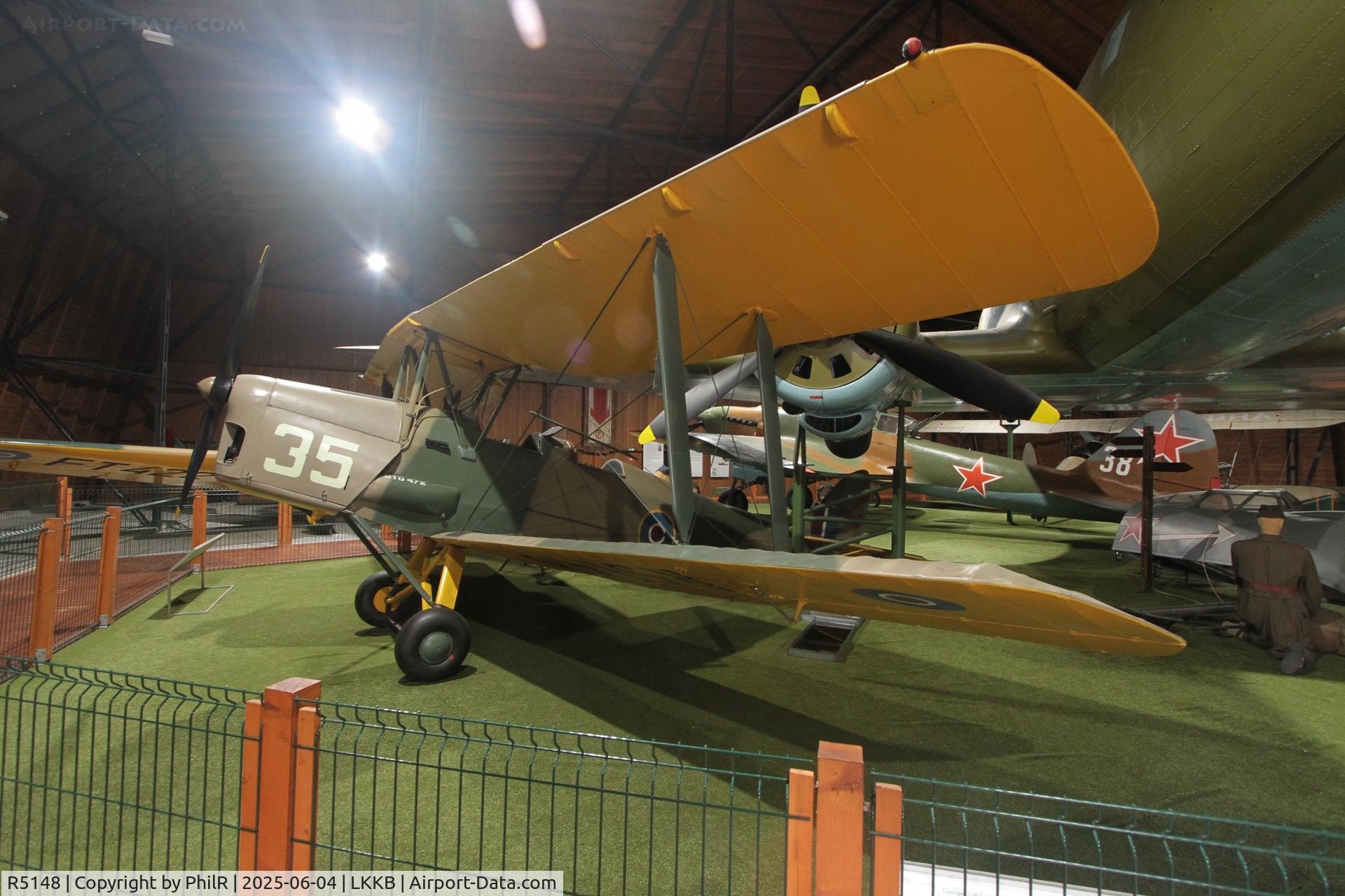 R5148, De Havilland DH-82A Tiger Moth II C/N 86536, 'R5148' (PG627) DH Tiger Moth T2 Kbely Aviation Museum