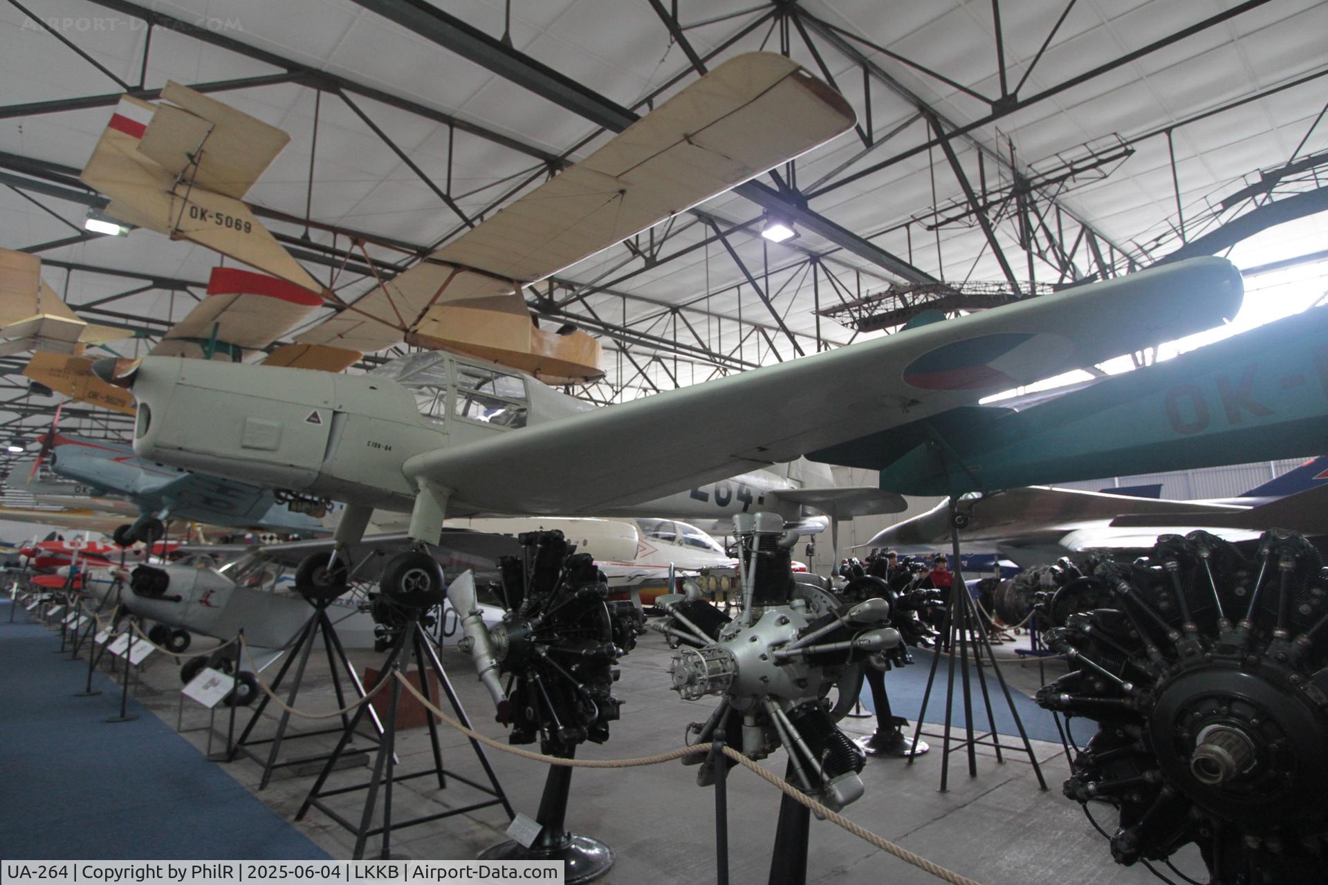 UA-264, Bucker (Zlin) Z-381 (C-106) Bestmann C/N 64, UA-264 c1953 Zlin Z-381 (C-106) Kbely Aviation Museum 