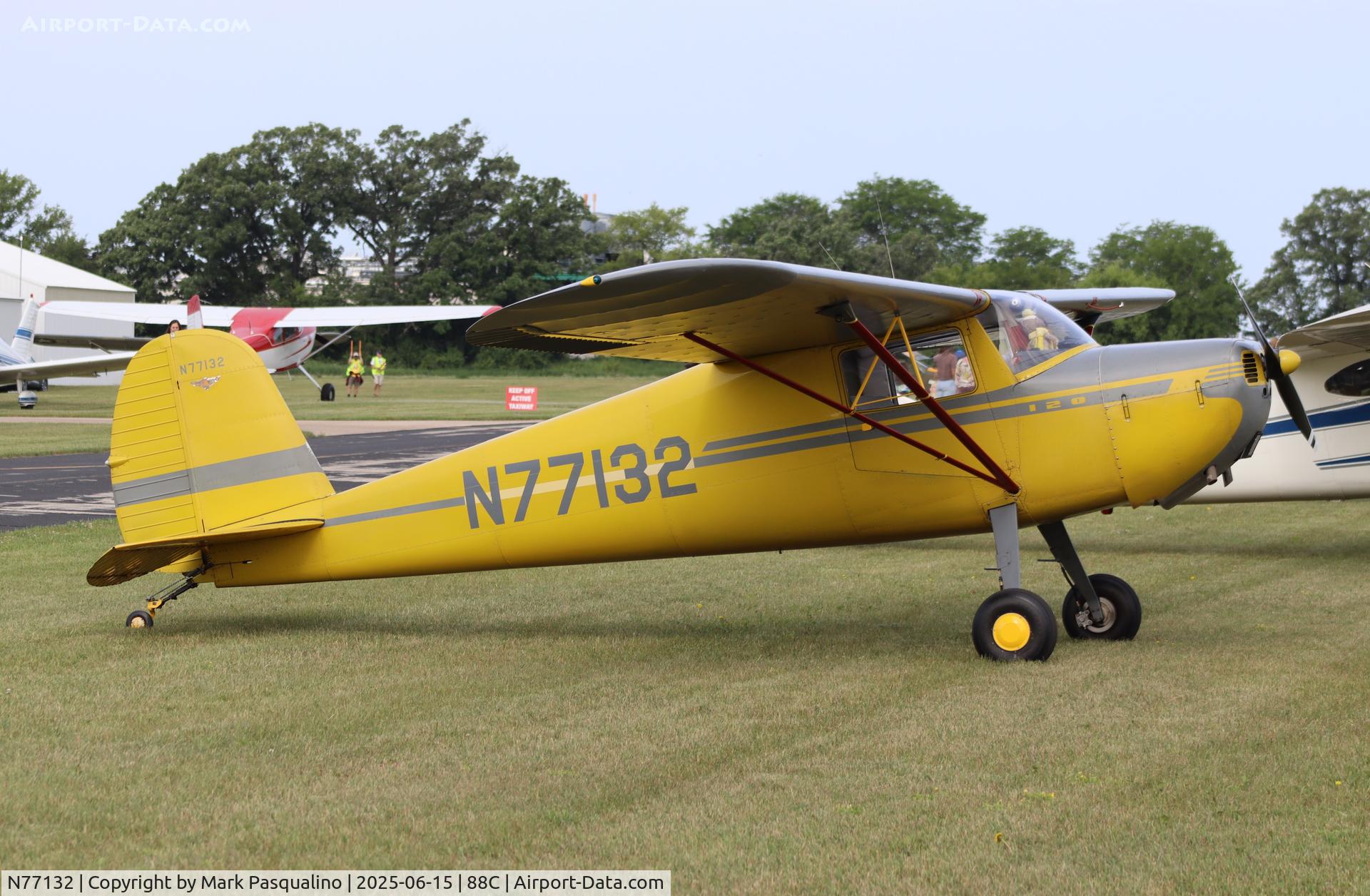 N77132, 1946 Cessna 120 C/N 11590, Cessna 120