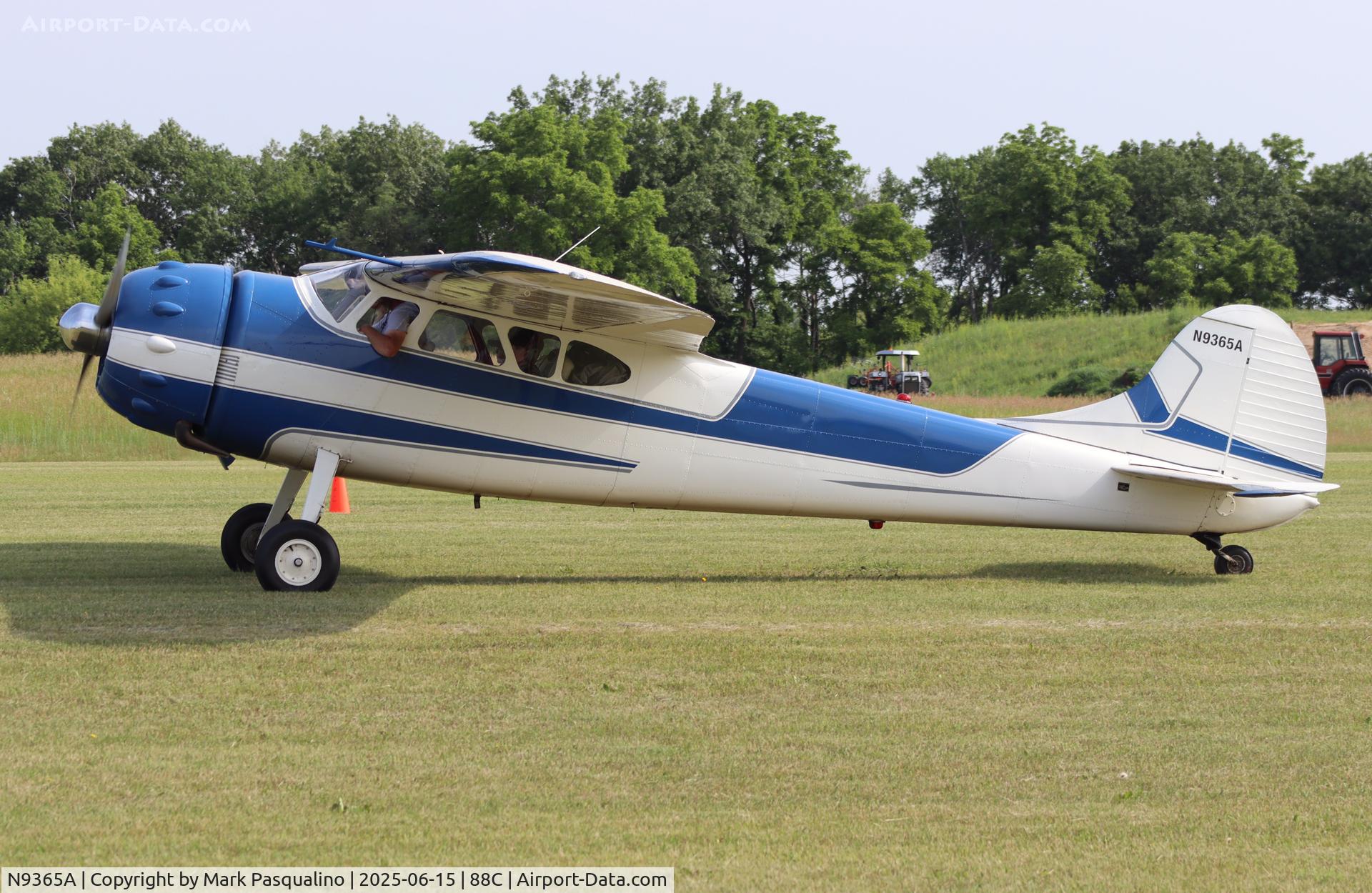 N9365A, 1949 Cessna 190 C/N 7444, Cessna 190