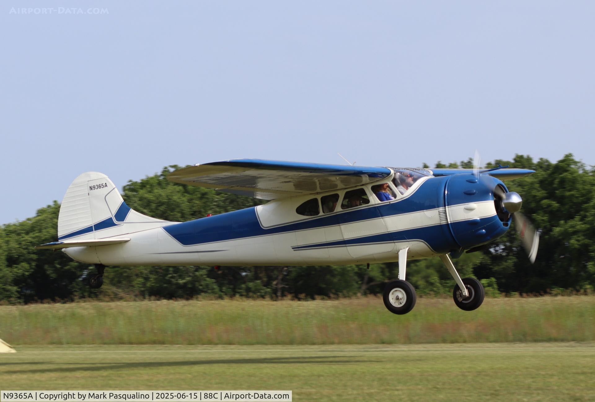 N9365A, 1949 Cessna 190 C/N 7444, Cessna 190