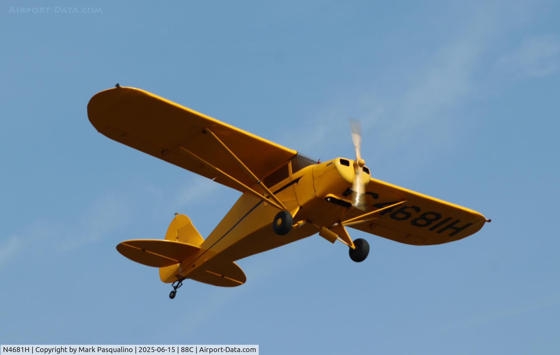 N4681H, 1948 Piper PA-17 Vagabond C/N 17-80, Piper PA-17