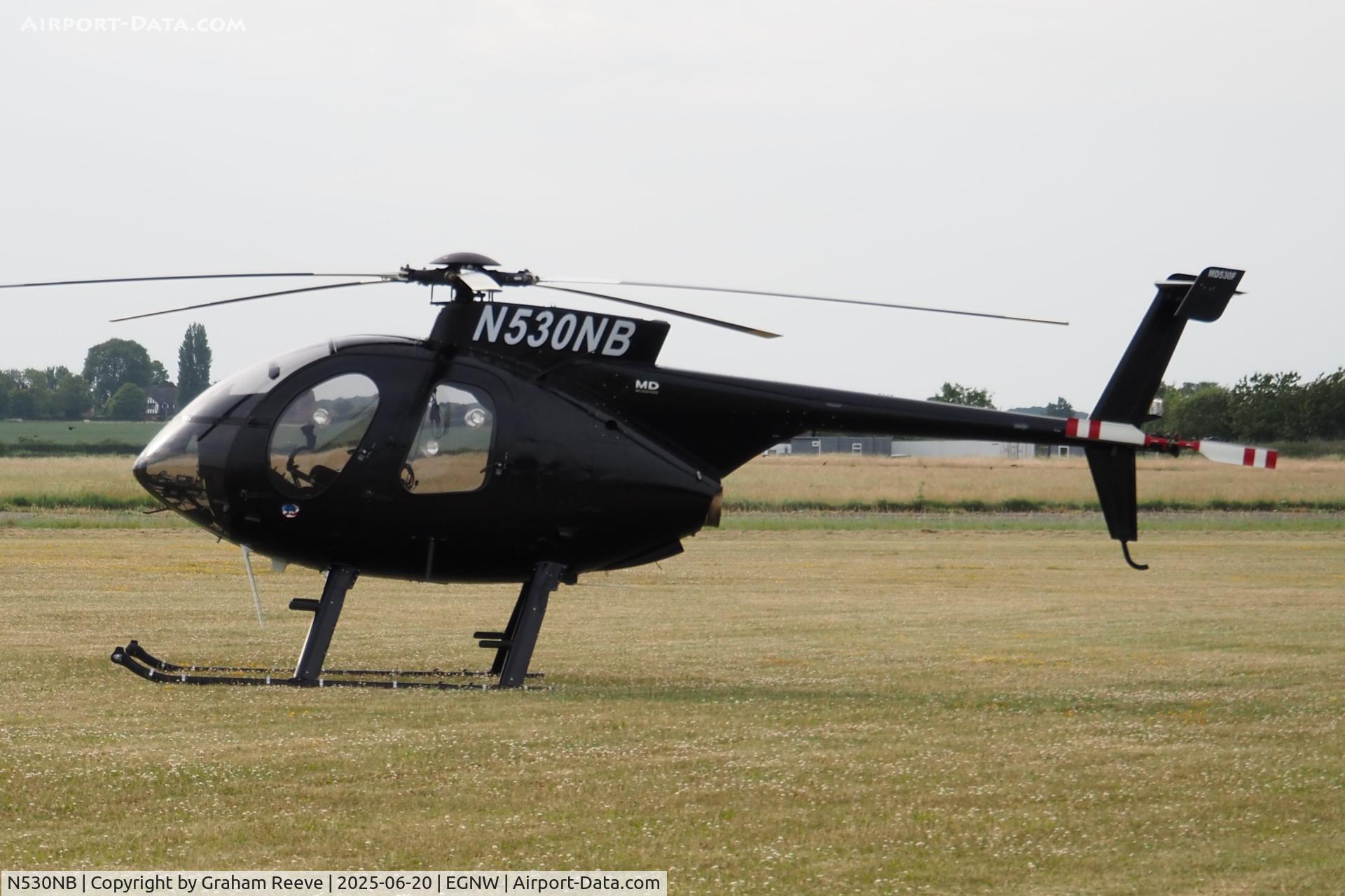 N530NB, 2019 MD Helicopters 369FF C/N 0317FF, Parked at Wickenby.