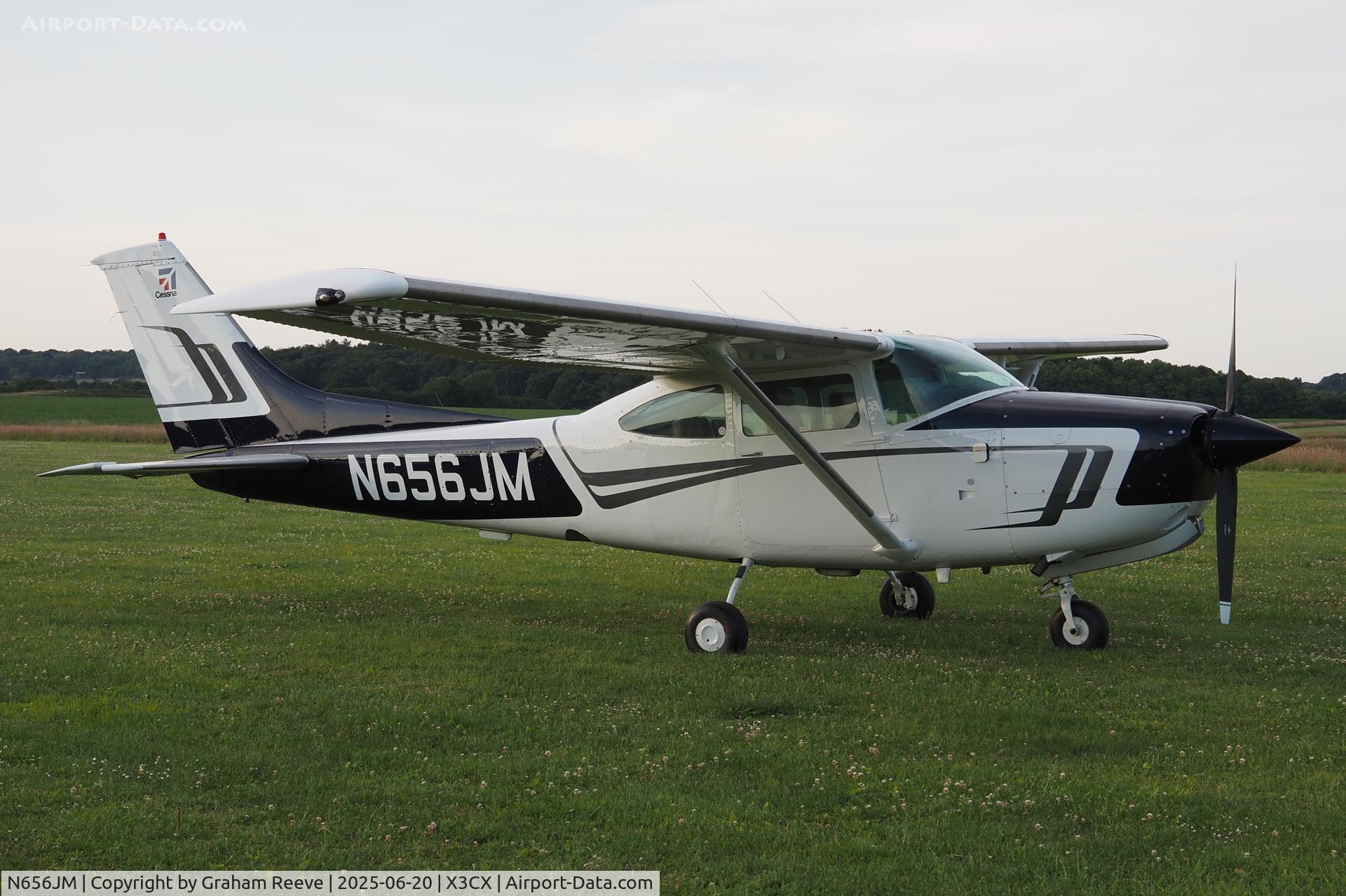 N656JM, 1980 Reims FR182 C/N FR182-00049, Parked at Northrepps.