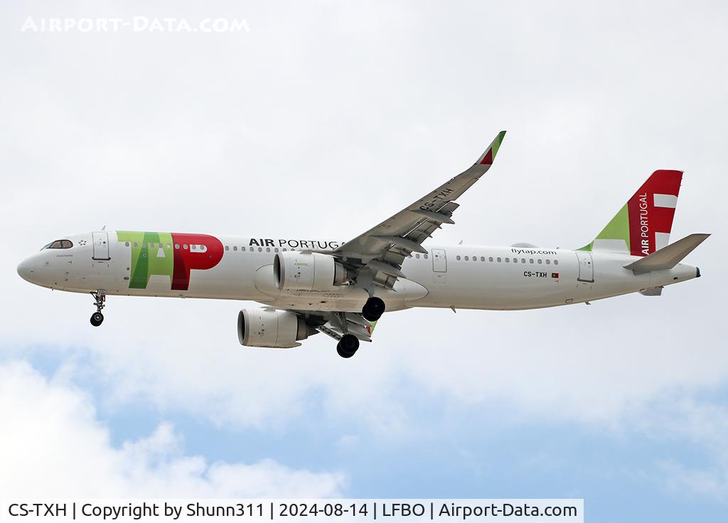 CS-TXH, 2021 Airbus A321-251NX C/N 10311, Landing rwy 24R