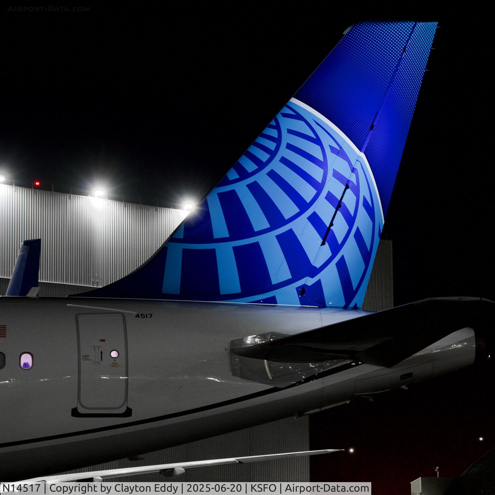 N14517, 2024 Airbus A321-271NX C/N 12101, SFO 2025