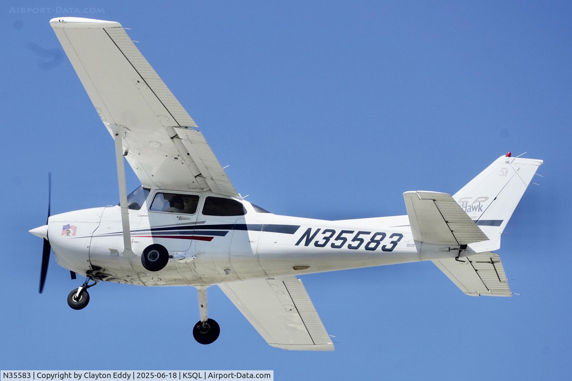 N35583, Cessna 172S C/N 172S8872, San Carlos Airport in California 2025