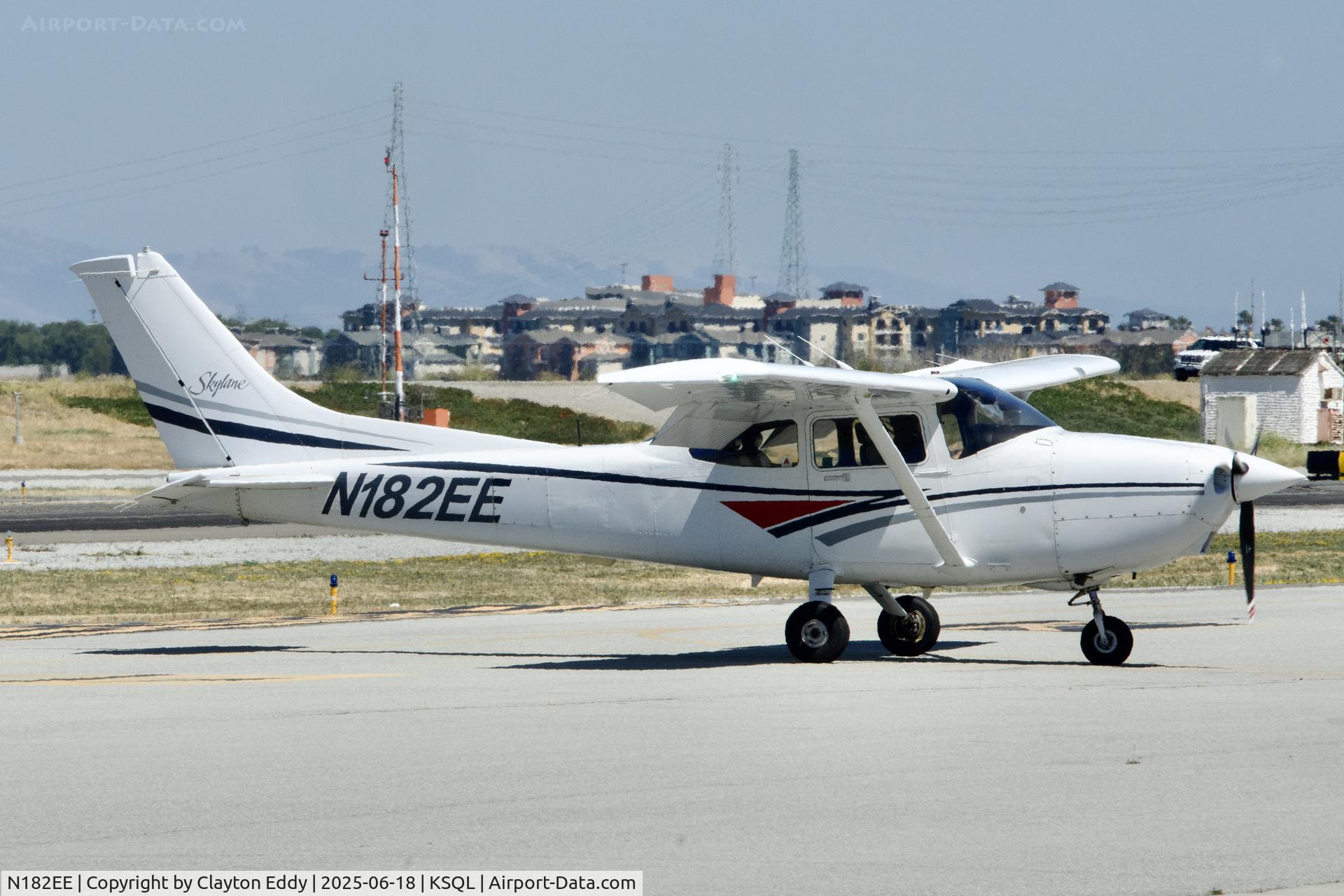 N182EE, 1998 Cessna 182S Skylane C/N 18280295, San Carlos Airport in California 2025