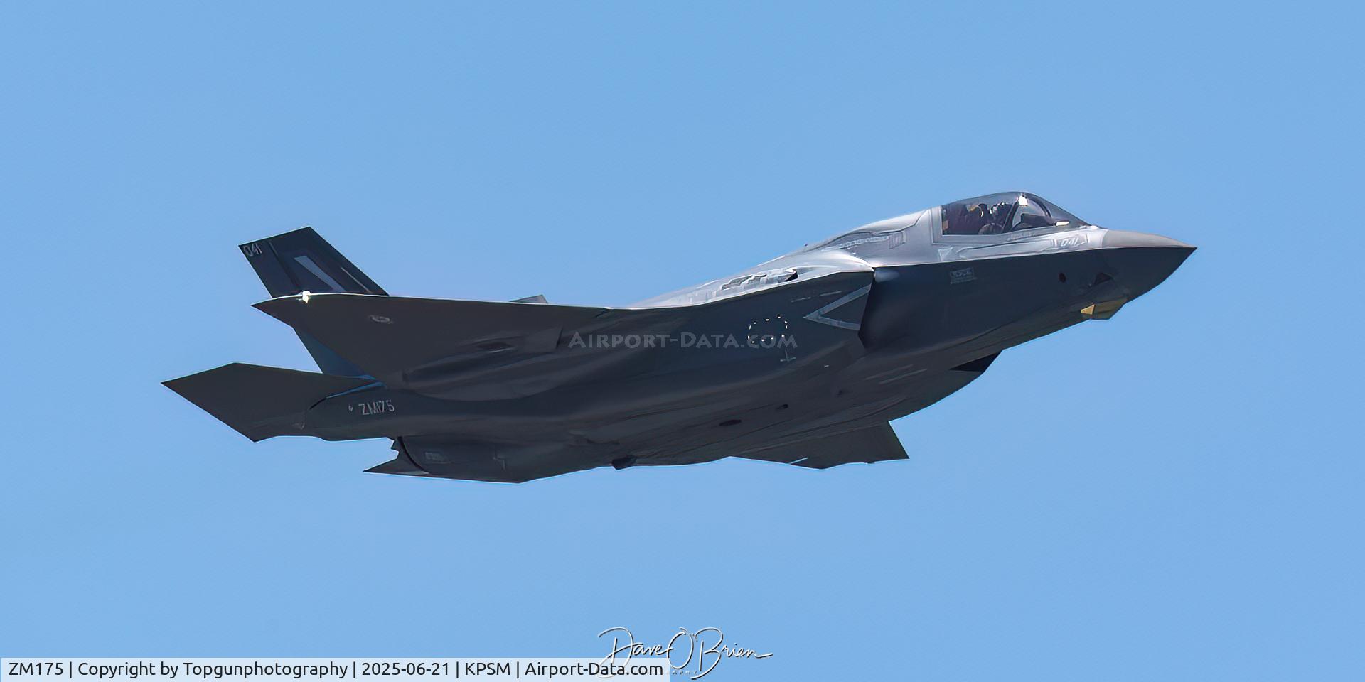 ZM175, 2024 Lockheed Martin F-35B Lightning II C/N BK-41, ASCOT9153 on his delivery flight to the RAF