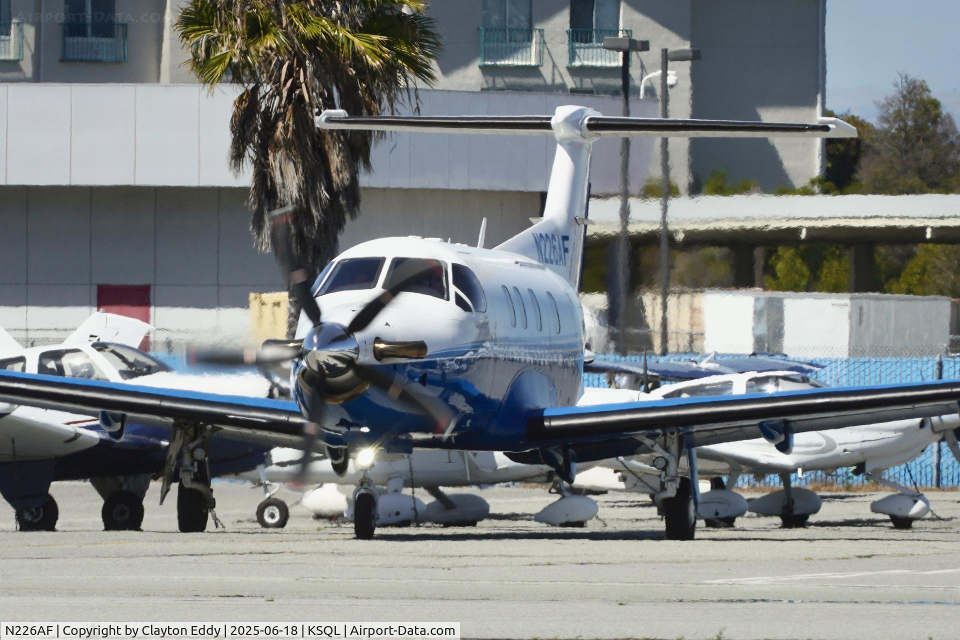 N226AF, 2022 Pilatus Aircraft LTD PC-12/47E C/N 2226, San Carlos Airport in California 2025