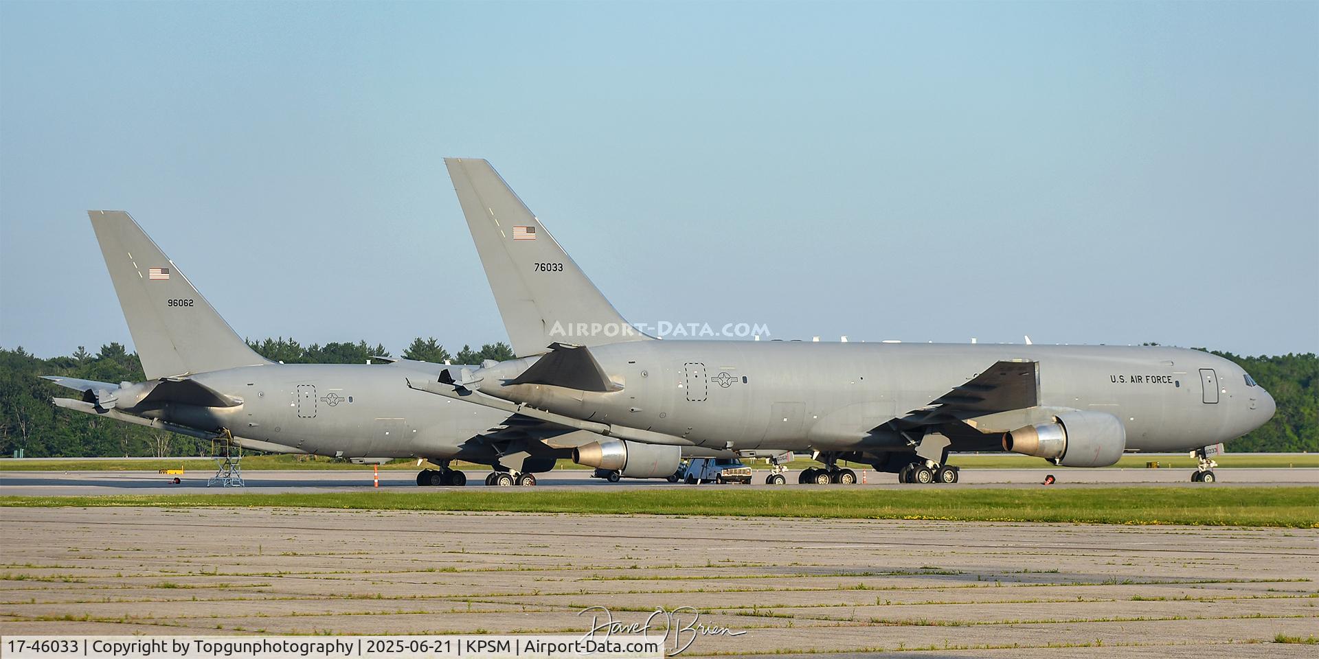 17-46033, Boeing KC-46A Pegasus (767-2LKC) C/N 34113, REACH115 sits on the ramp
344th ARS	McConnell AFB, KS