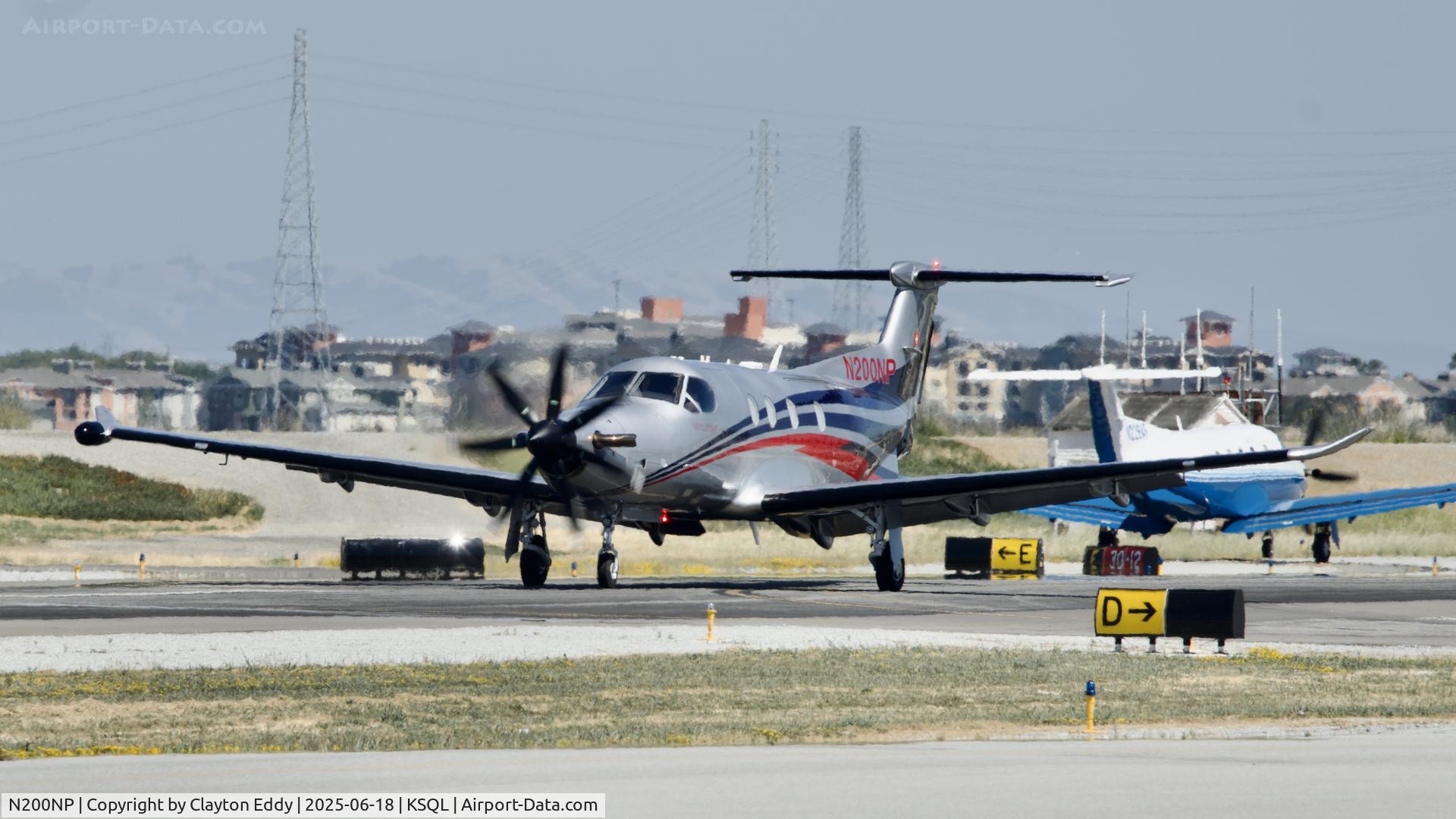 N200NP, 2016 Pilatus PC-12/47E C/N 1596, San Carlos Airport in California 2025