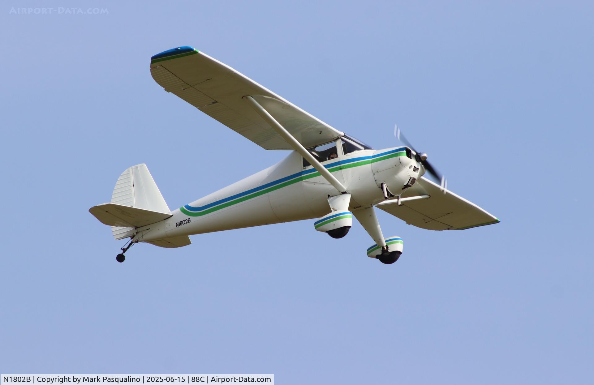 N1802B, 1948 Luscombe 8E Silvaire C/N 6229, Luscombe 8E