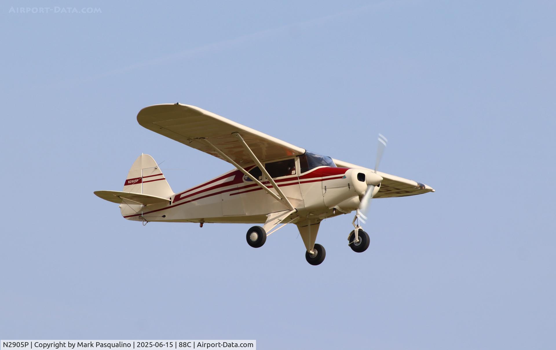 N2905P, 1955 Piper PA-22-150 Tri-Pacer C/N 22-3172, Piper PA-22-150