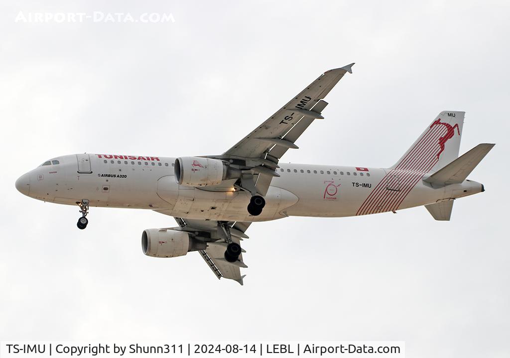 TS-IMU, 2013 Airbus A320-214 C/N 5474, Landing rwy 24R with additonal anniversary patch...