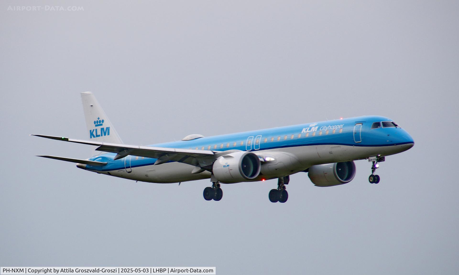 PH-NXM, 2022 Embraer E195-E2 C/N 19020077, LHBP - Budapest Liszt Ferenc International Airport, Budapest, Hungary