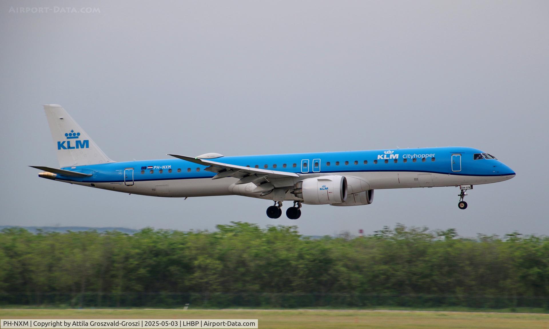 PH-NXM, 2022 Embraer E195-E2 C/N 19020077, LHBP - Budapest Liszt Ferenc International Airport, Budapest, Hungary