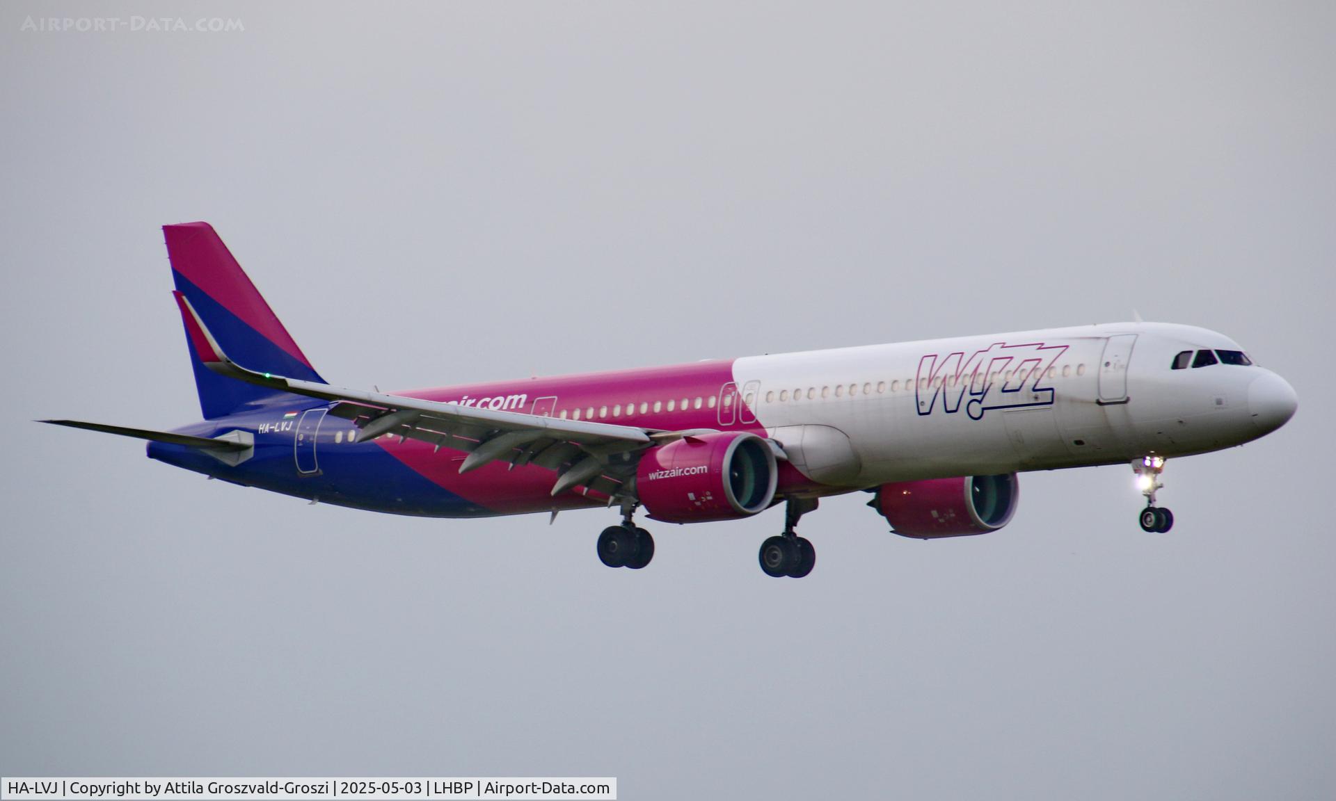 HA-LVJ, 2020 Airbus A321-271NX C/N 10257, LHBP - Budapest Liszt Ferenc International Airport, Budapest, Hungary