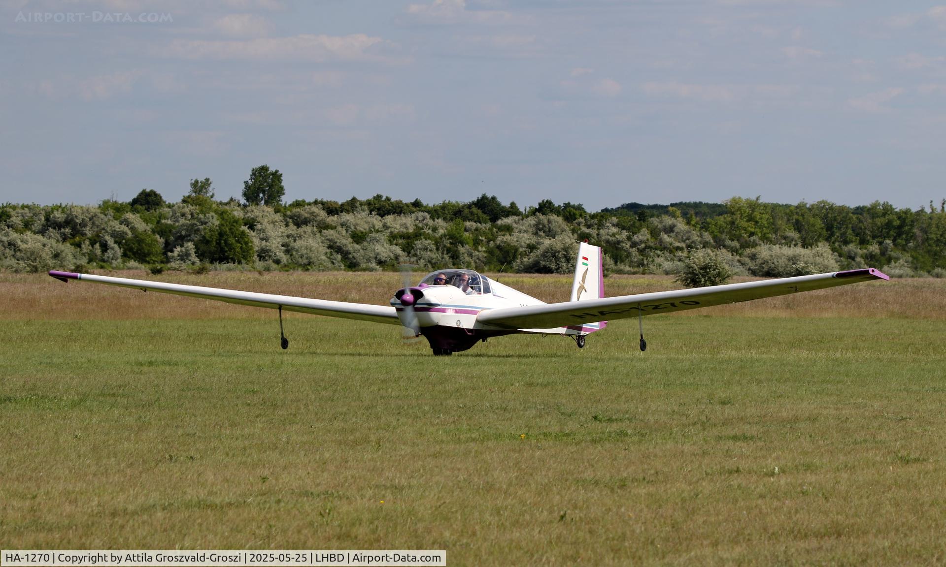 HA-1270, 1972 Scheibe SF-25C Falke C/N 4450, LHBD - Börgönd Airport, Hungary