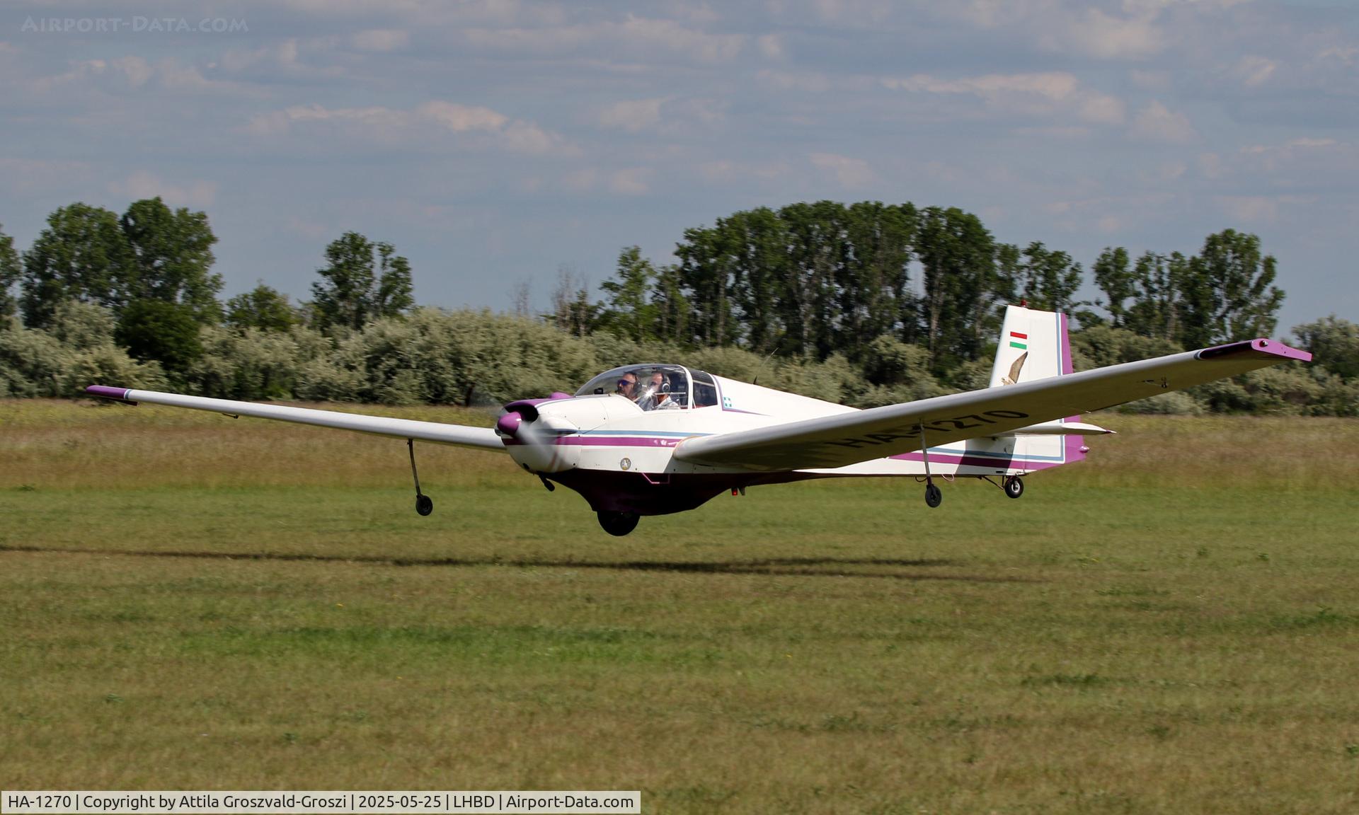 HA-1270, 1972 Scheibe SF-25C Falke C/N 4450, LHBD - Börgönd Airport, Hungary